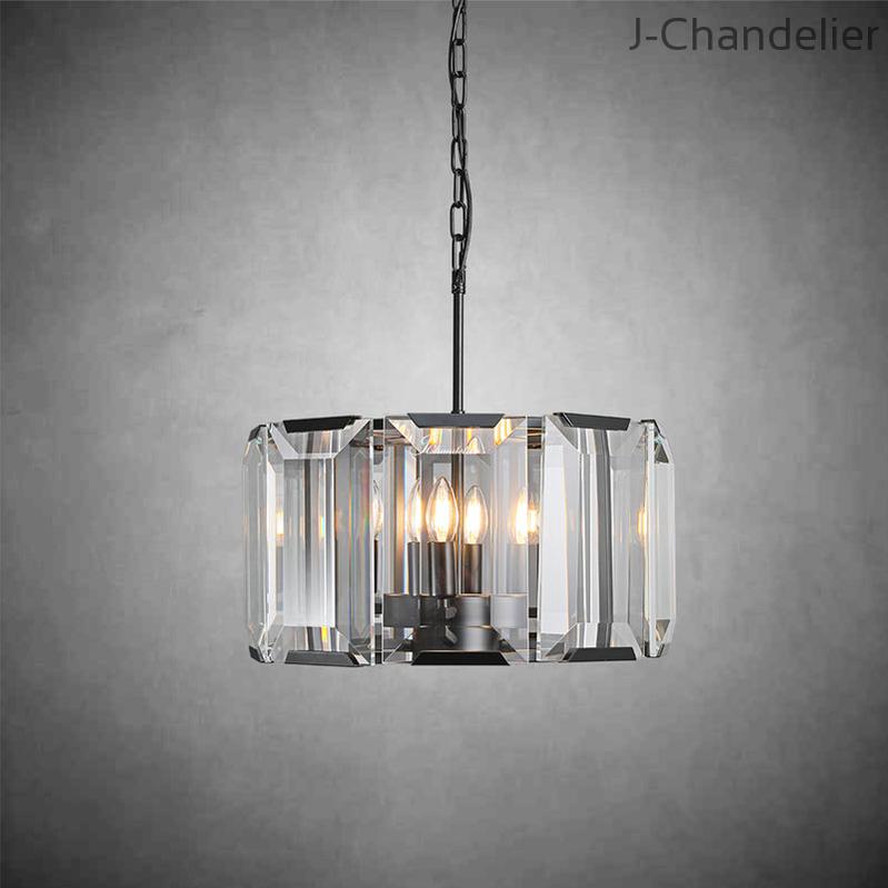 Harlew Crystal Round Chandelier 19"