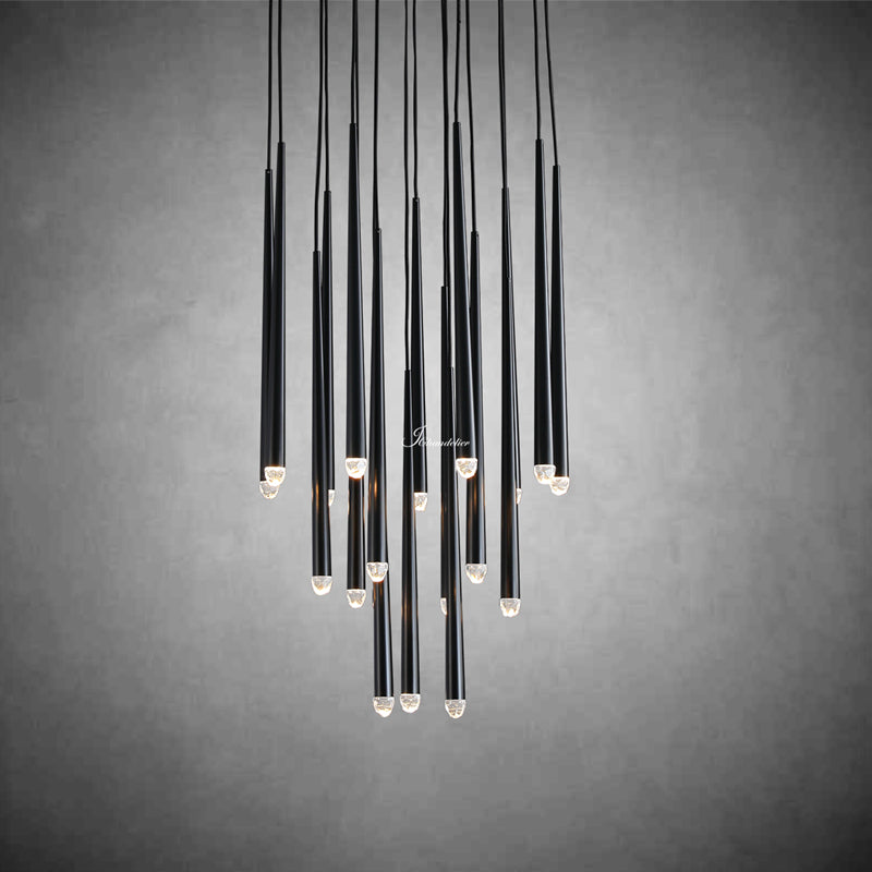 Aquitain Modern Round Chandelier 30"