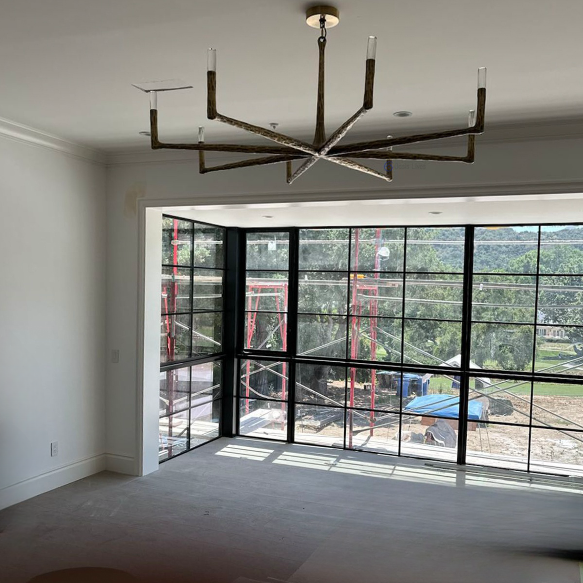 Thaddeas Forged Round Chandelier 36"48" 60" 72"