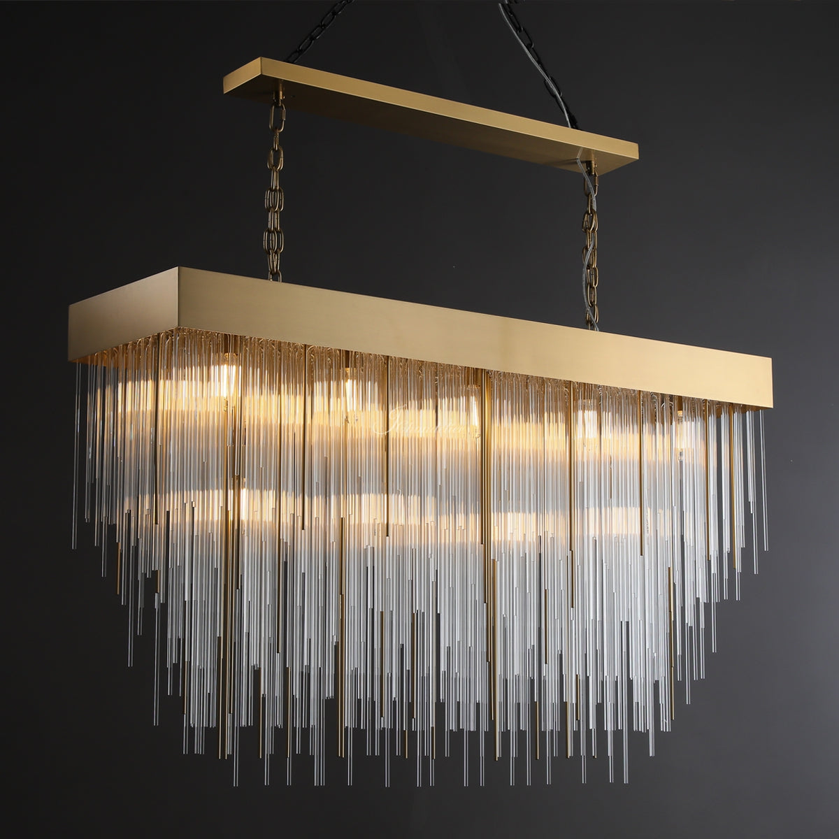 Casa Rectangular Chandelier 54"