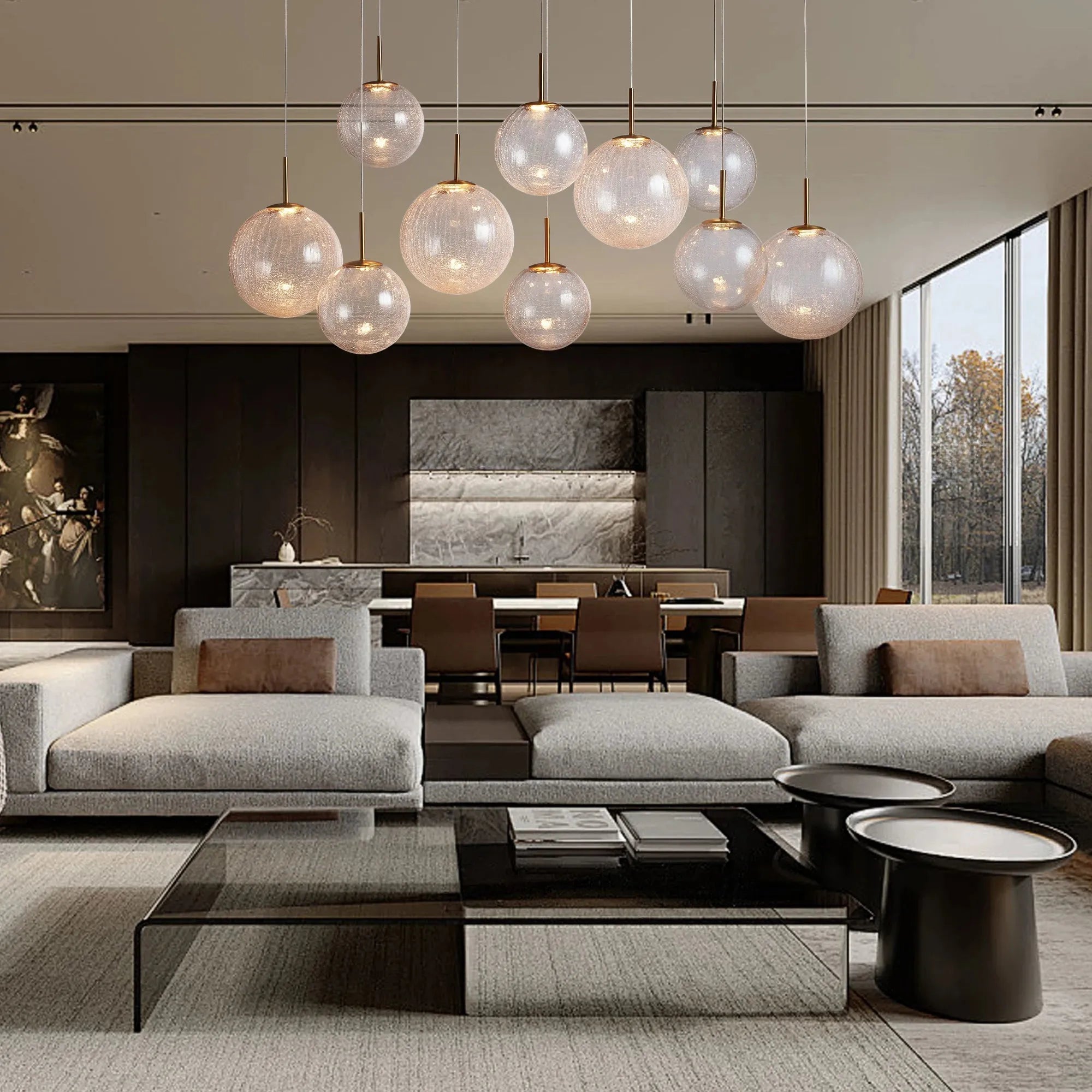 Casen Linear Chandelier 55'' 65''