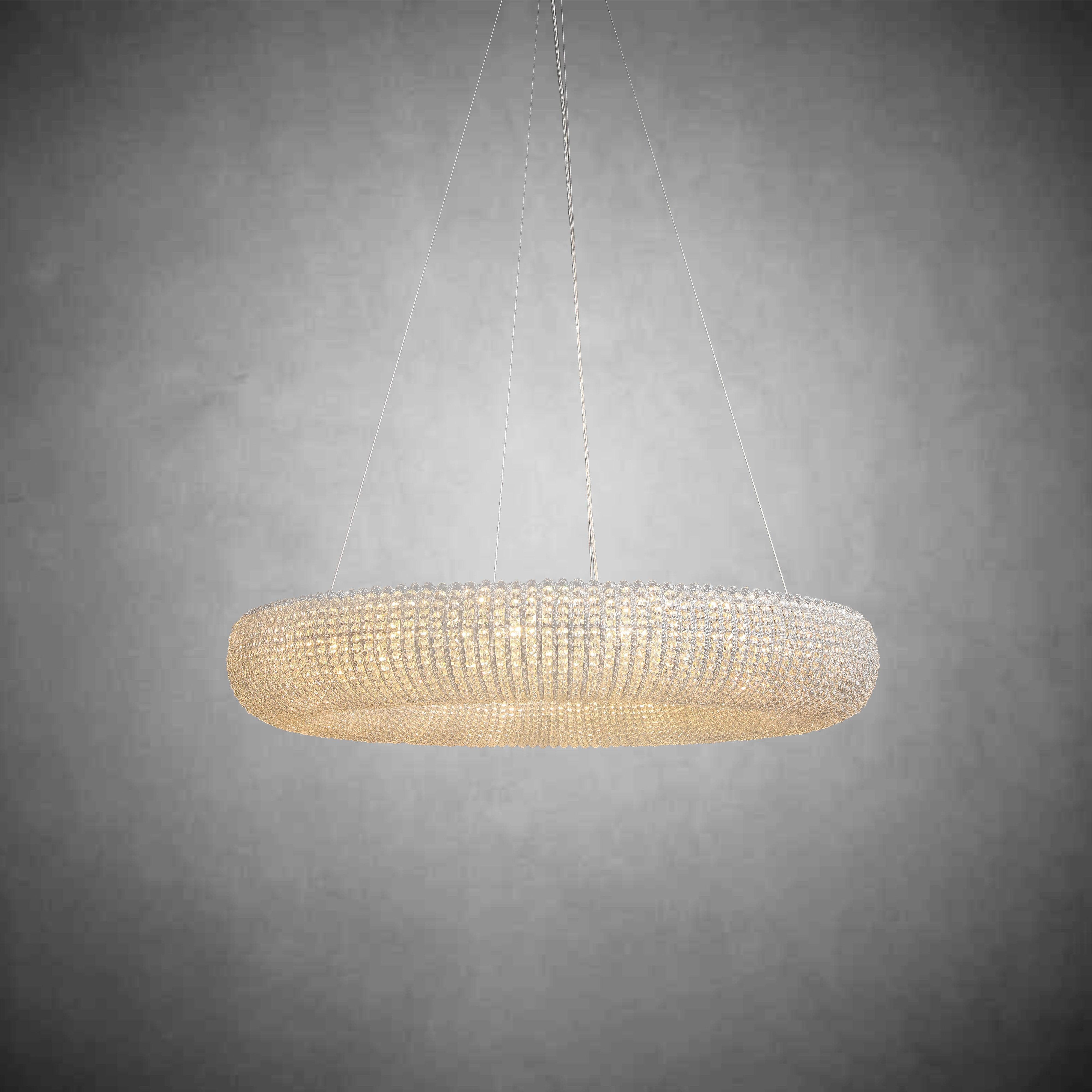 Halos Crystal Round LED Chandelier 32"41"59"72"