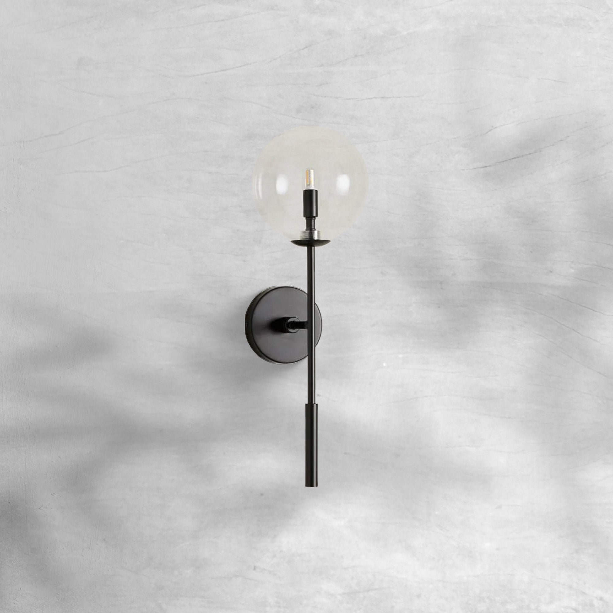 Apollo Glass Ball Wall Sconce