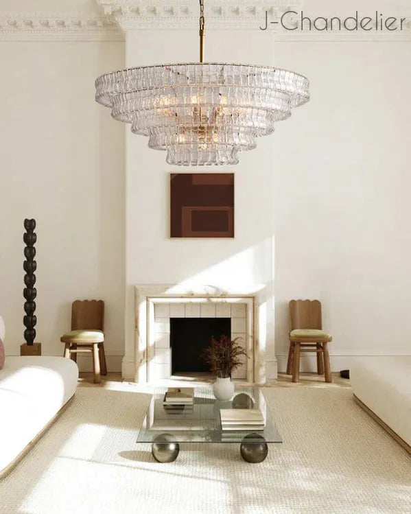 Ghiaccio Round Chandelier 24"36"48"60"