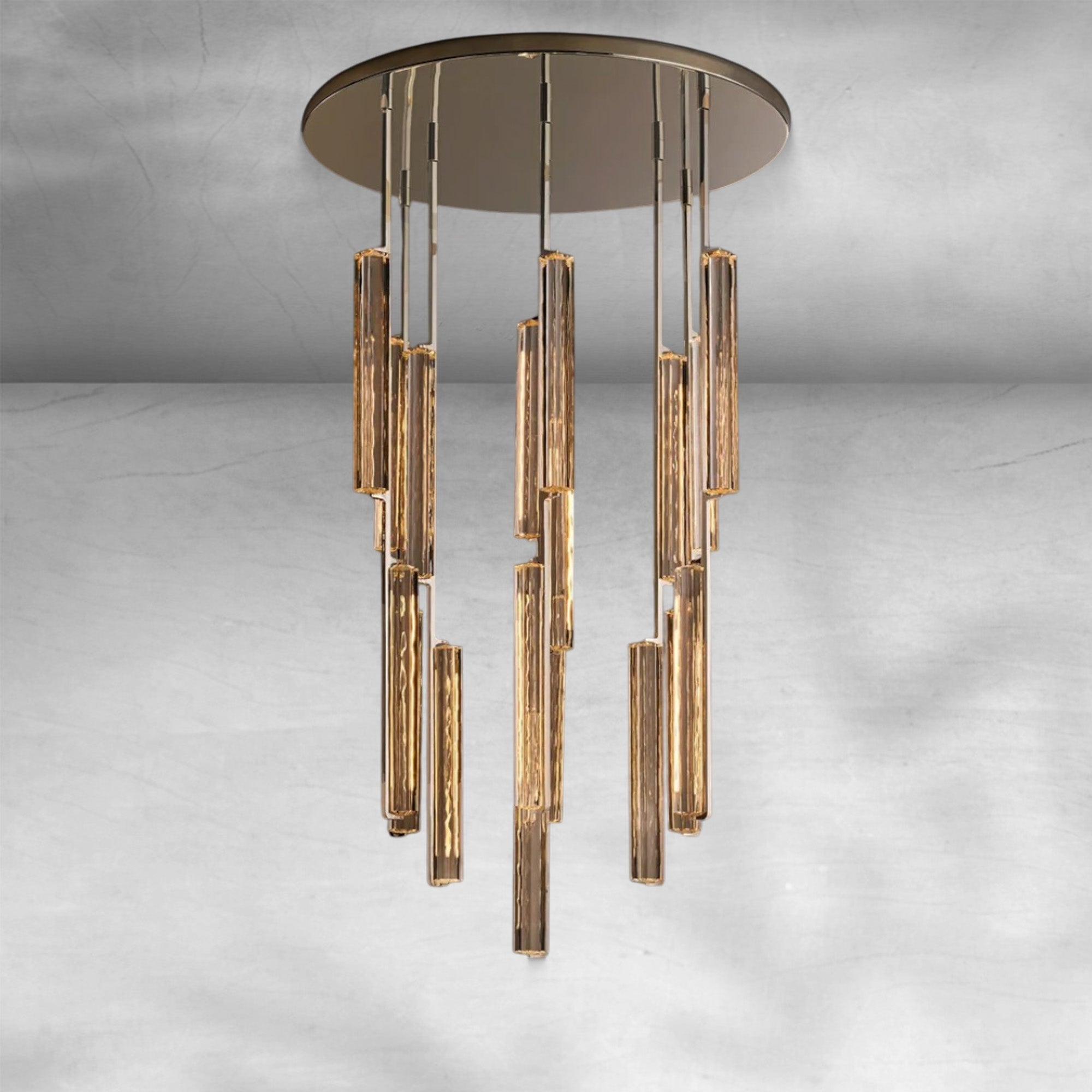 Auduban Crystal Round Chandelier