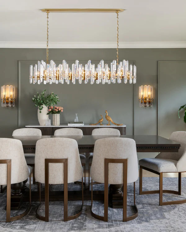 Bonington Rectangular chandelier  54” 72"