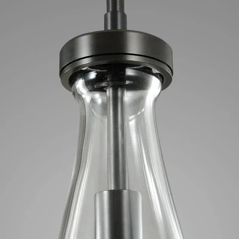 Raindrop 2-Light Cord Round Chandelier