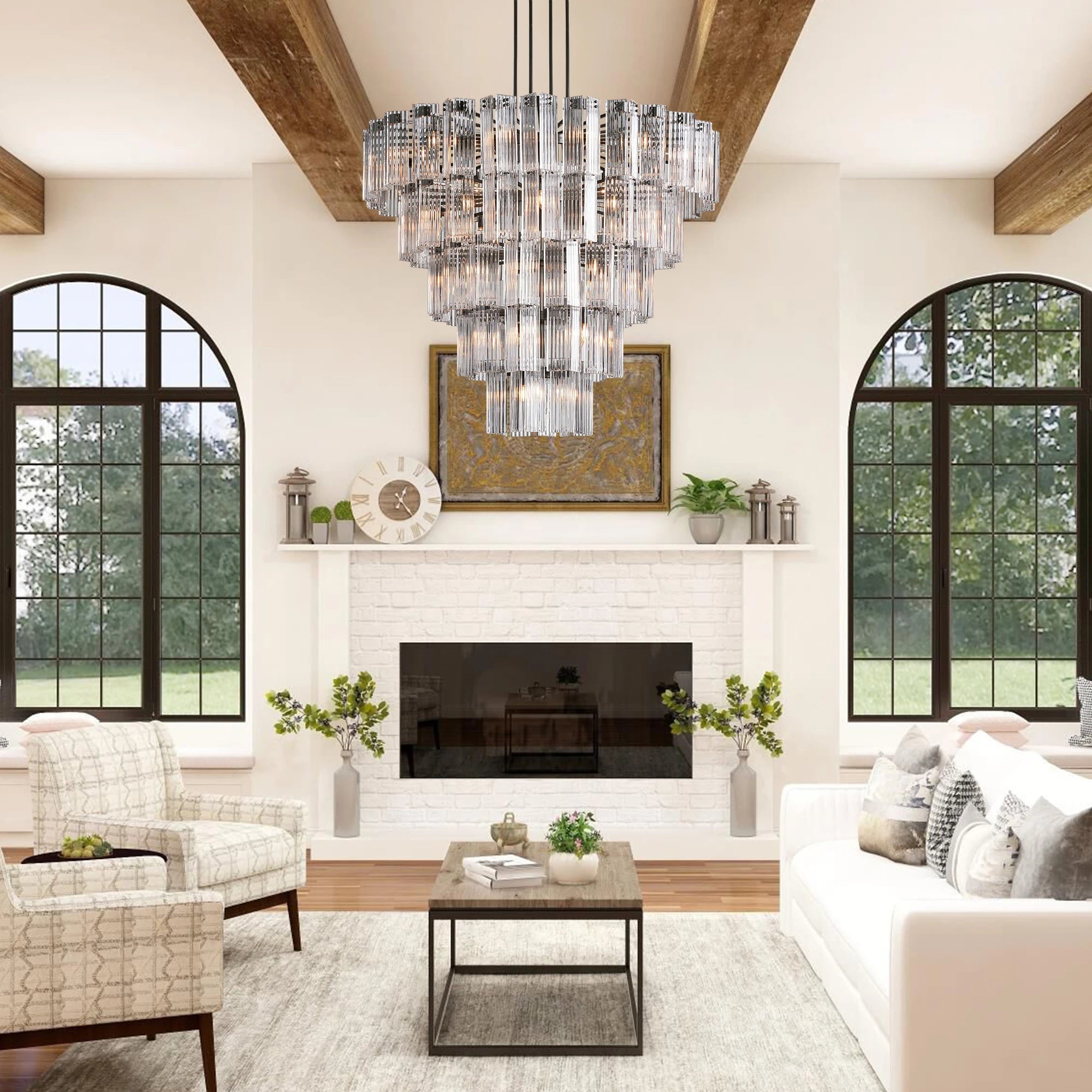 Delsie Round Chandelier 38''48''60''