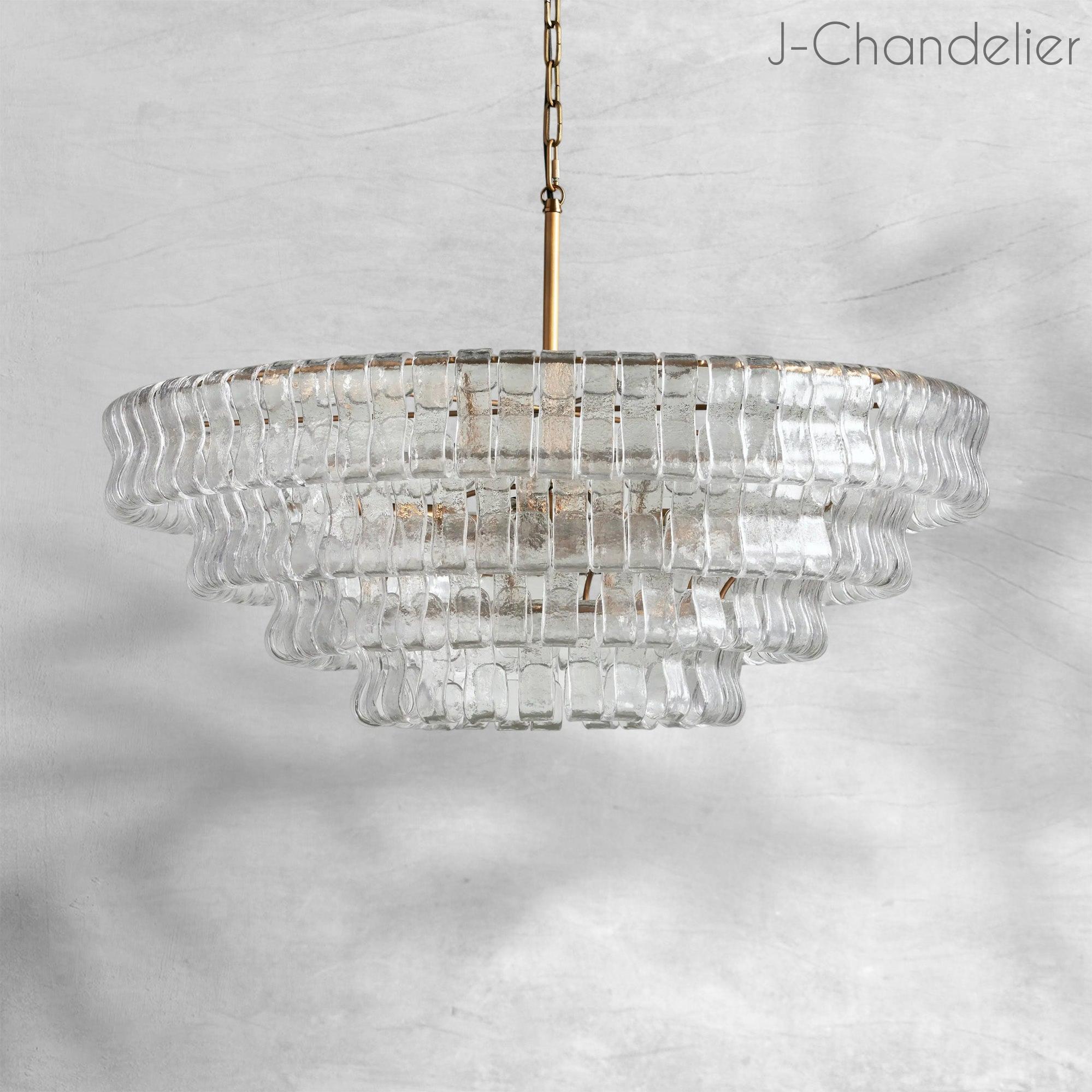 Ghiaccio Round Chandelier 24"36"48"60"