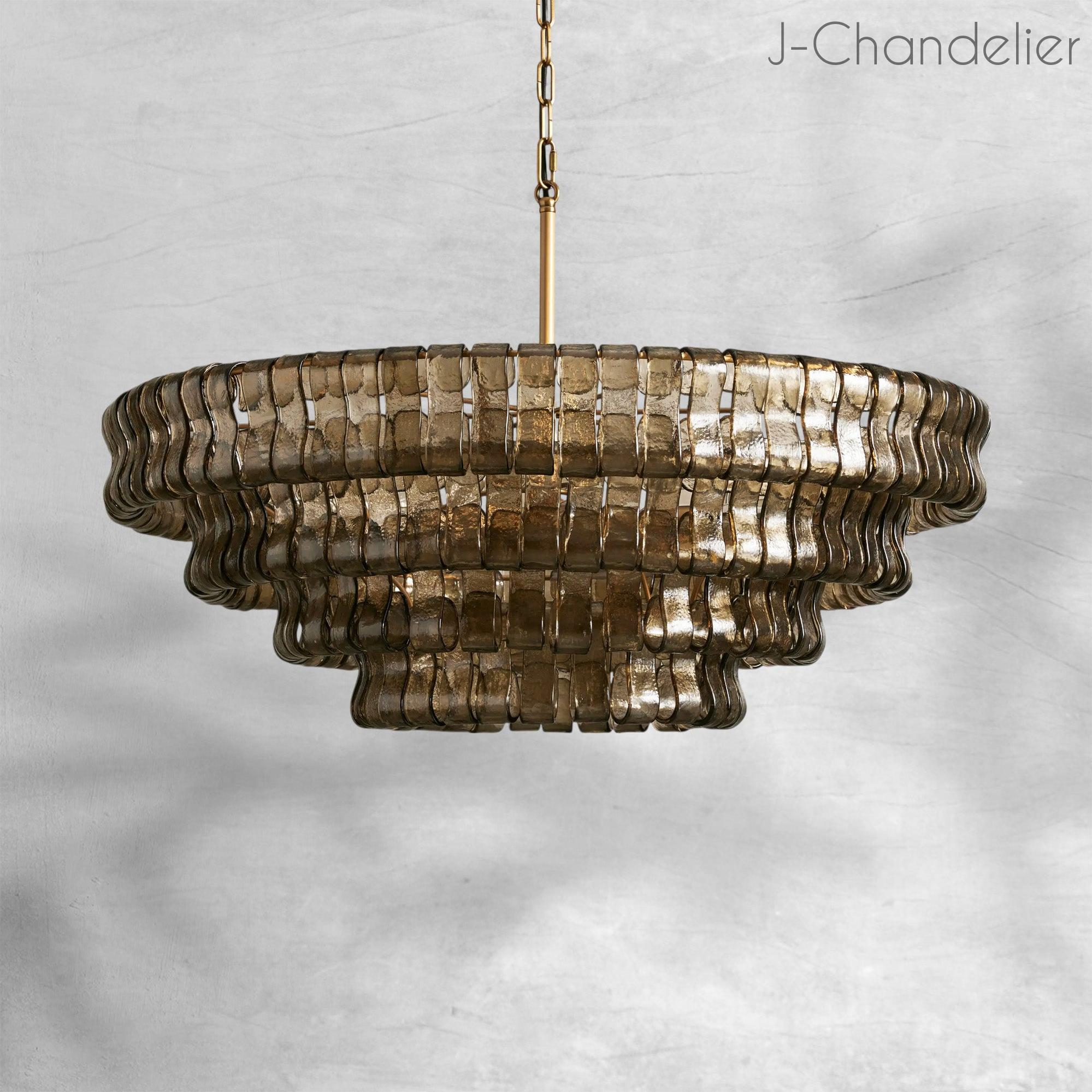 Ghiaccio Round Chandelier 24"36"48"60"