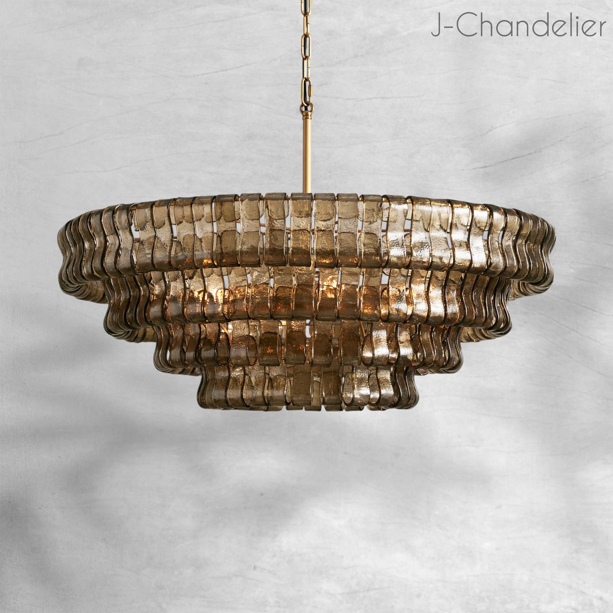 Ghiaccio Round Chandelier 24"36"48"60"