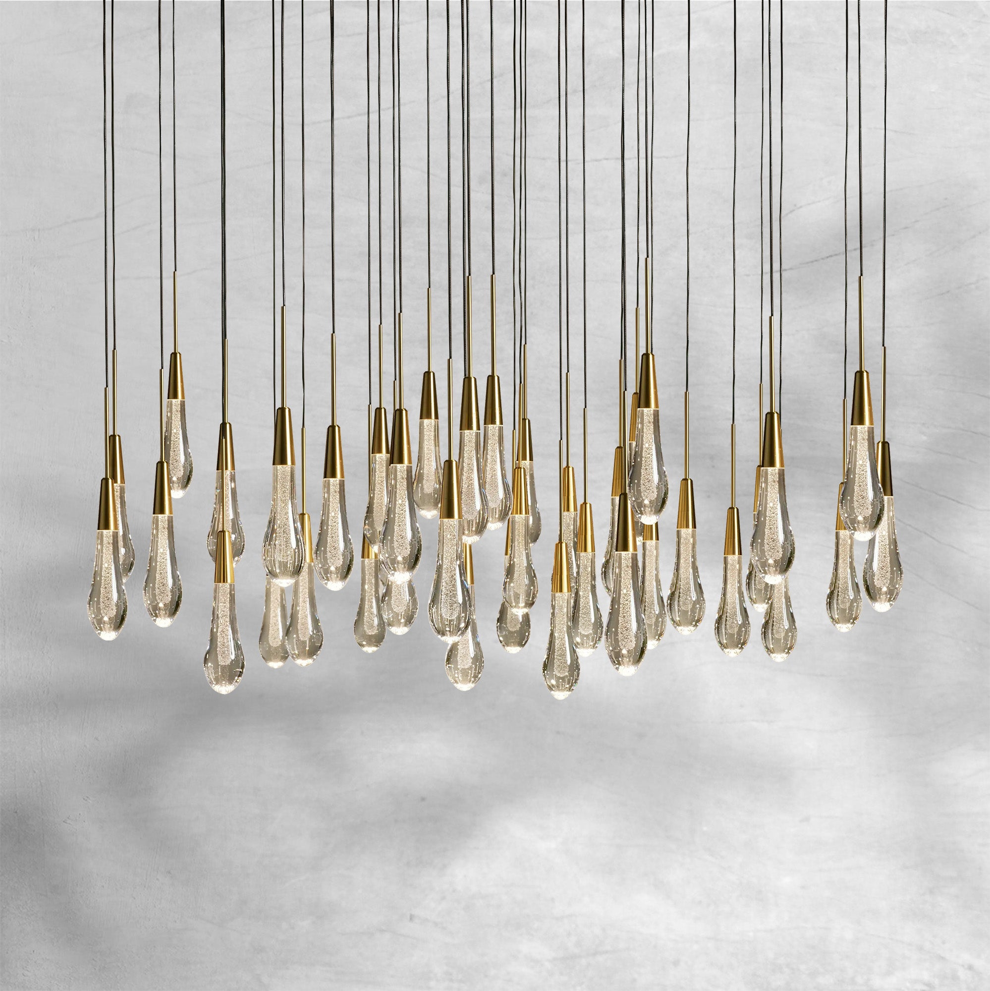 Soltaire Round Chandelier 17"24"36"48''58"