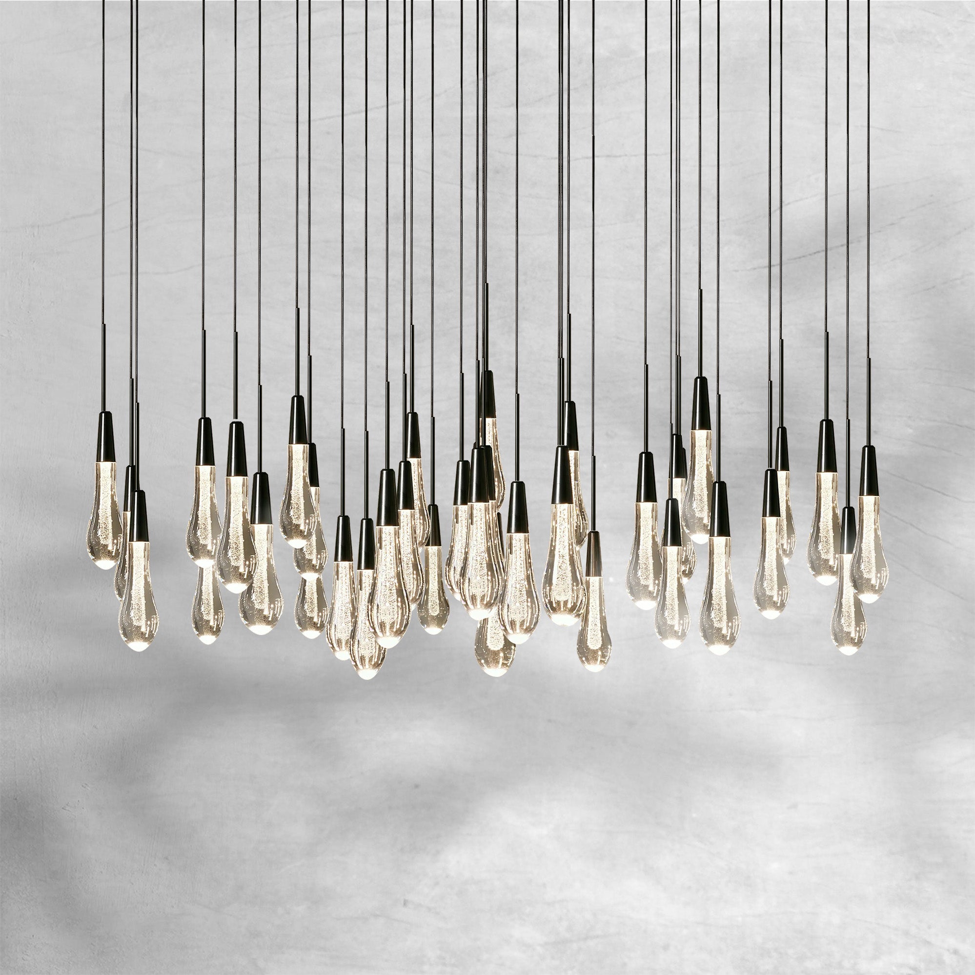 Soltaire Round Chandelier 17"24"36"48''58"