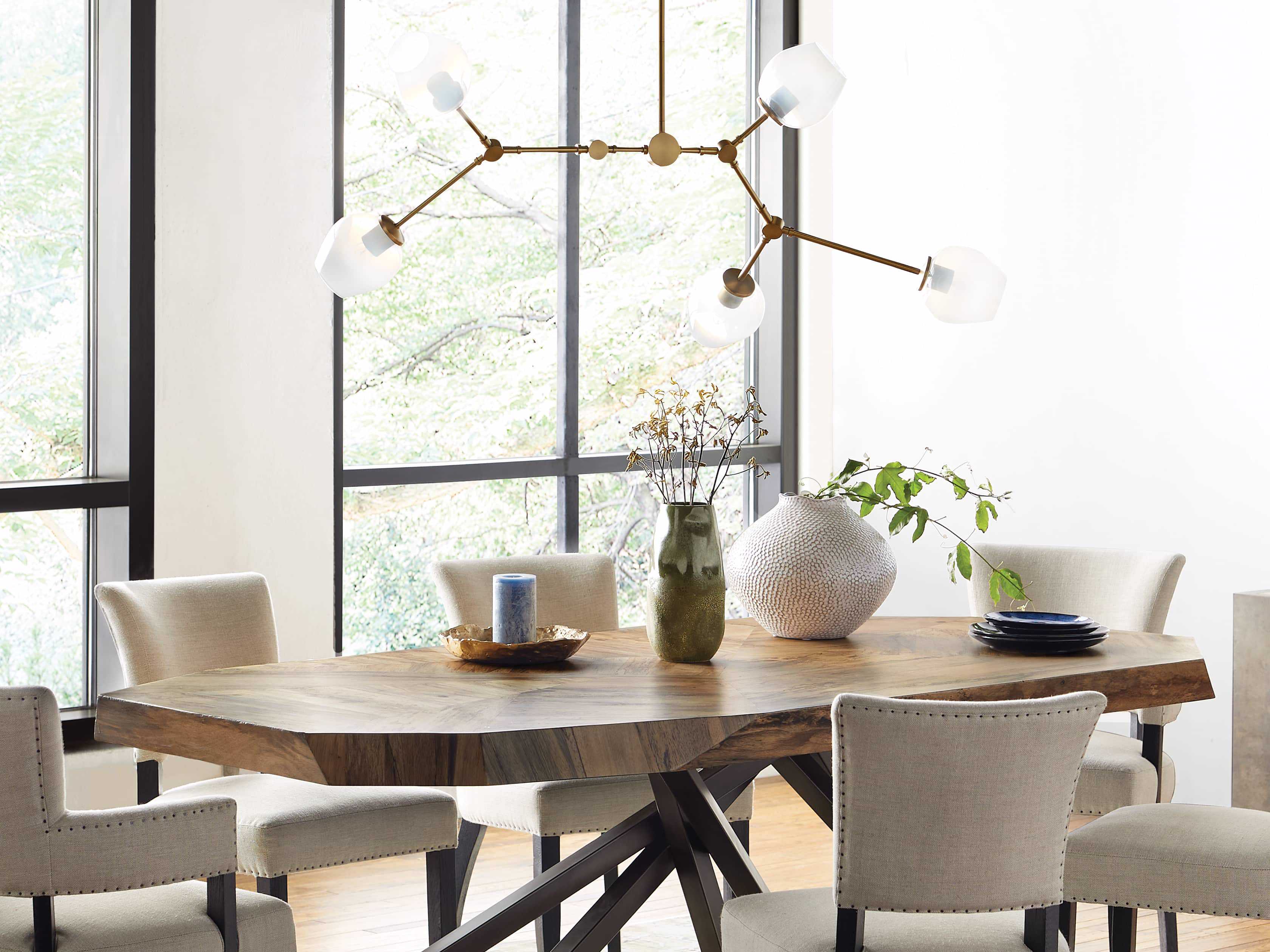 Noella Brass Chandelier 52''