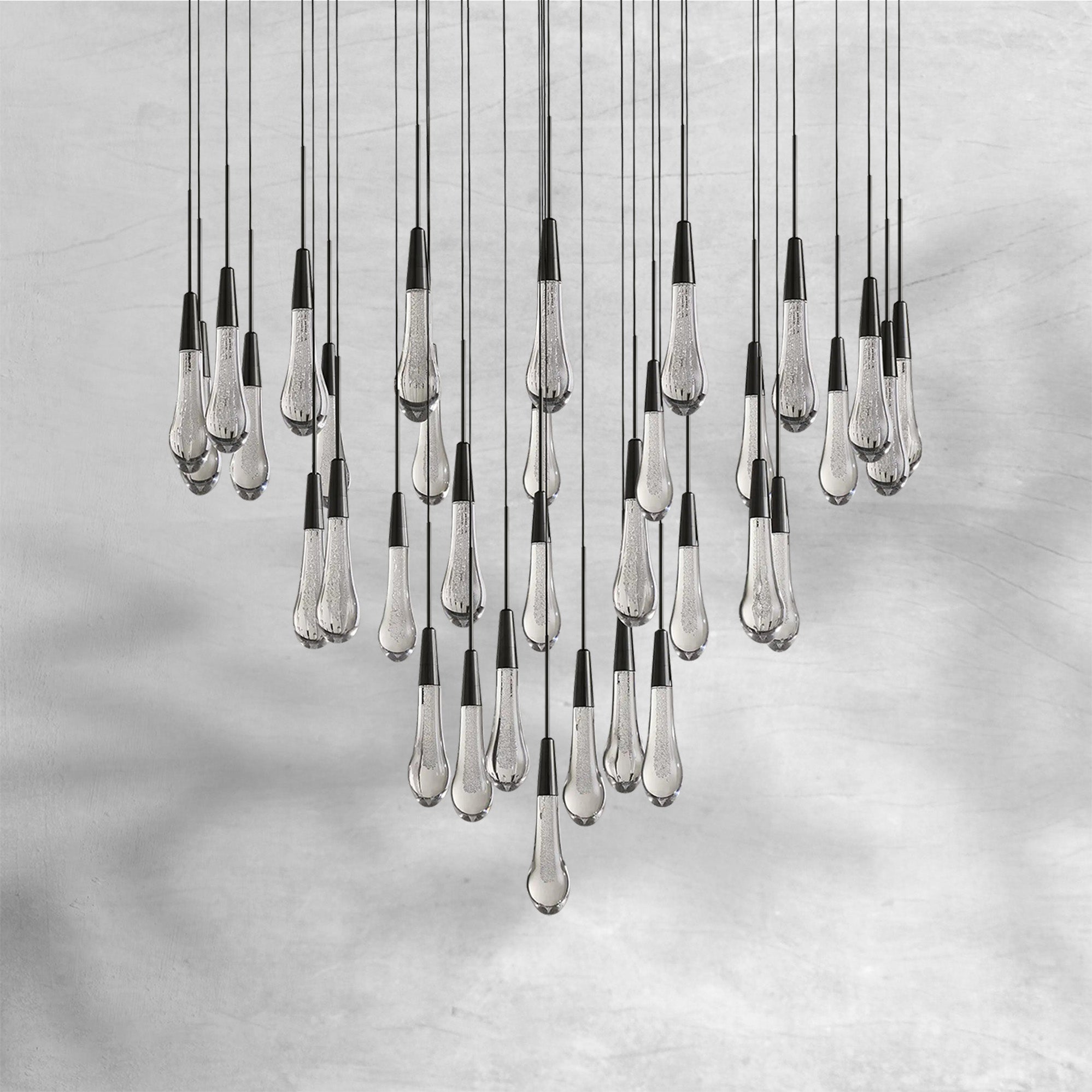 Soltaire Round Chandelier 17"24"36"48''58"