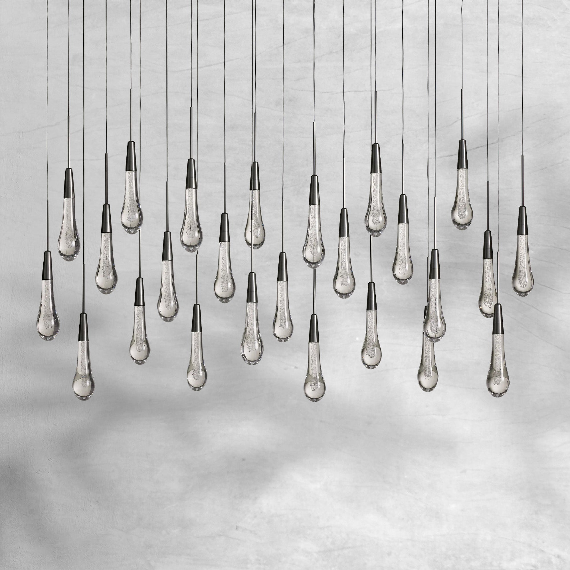 Soltaire Linear Chandelier 37"50"70"