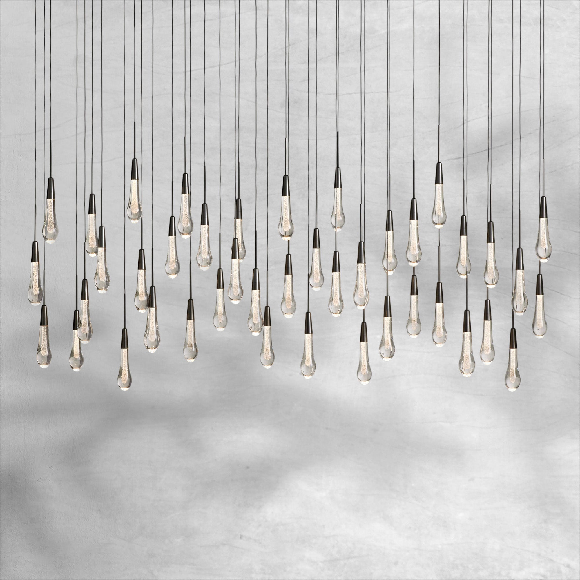 Soltaire Linear Chandelier 37"50"70"