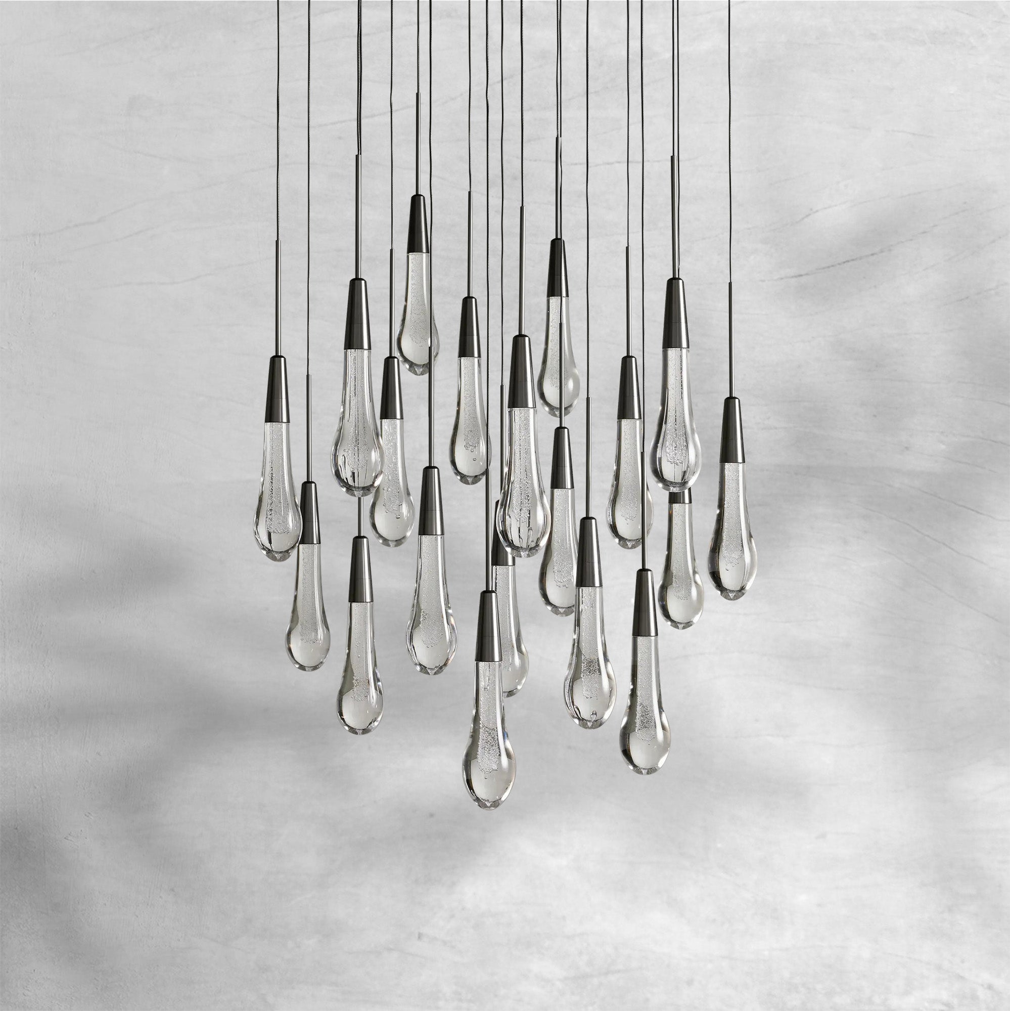 Soltaire Round Chandelier 17"24"36"48''58"
