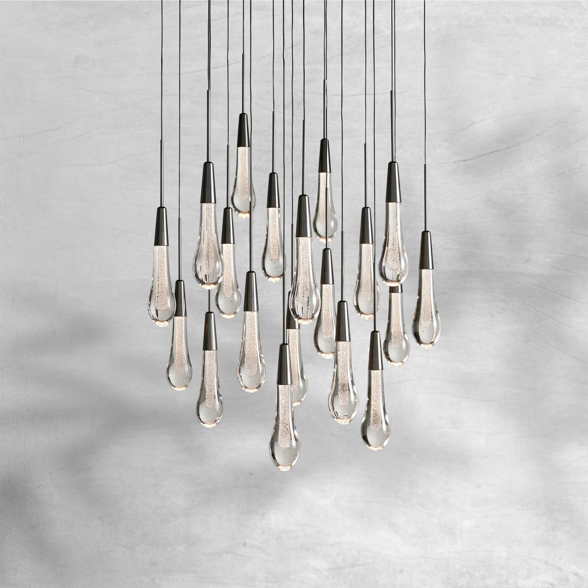 Soltaire Round Chandelier 17"24"36"48''58"