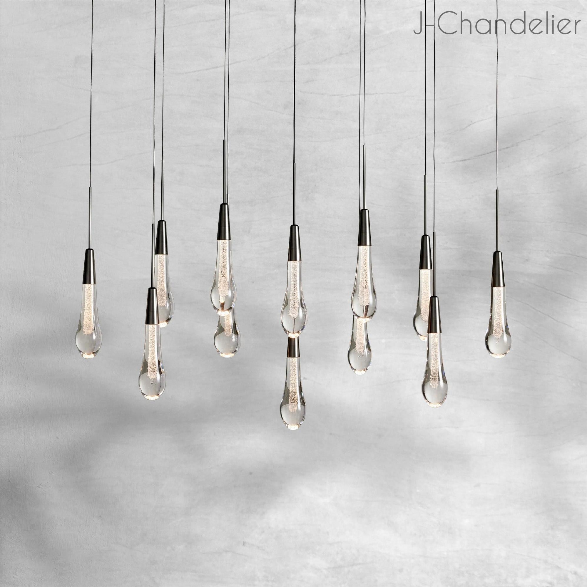 Soltaire Linear Chandelier 37"W