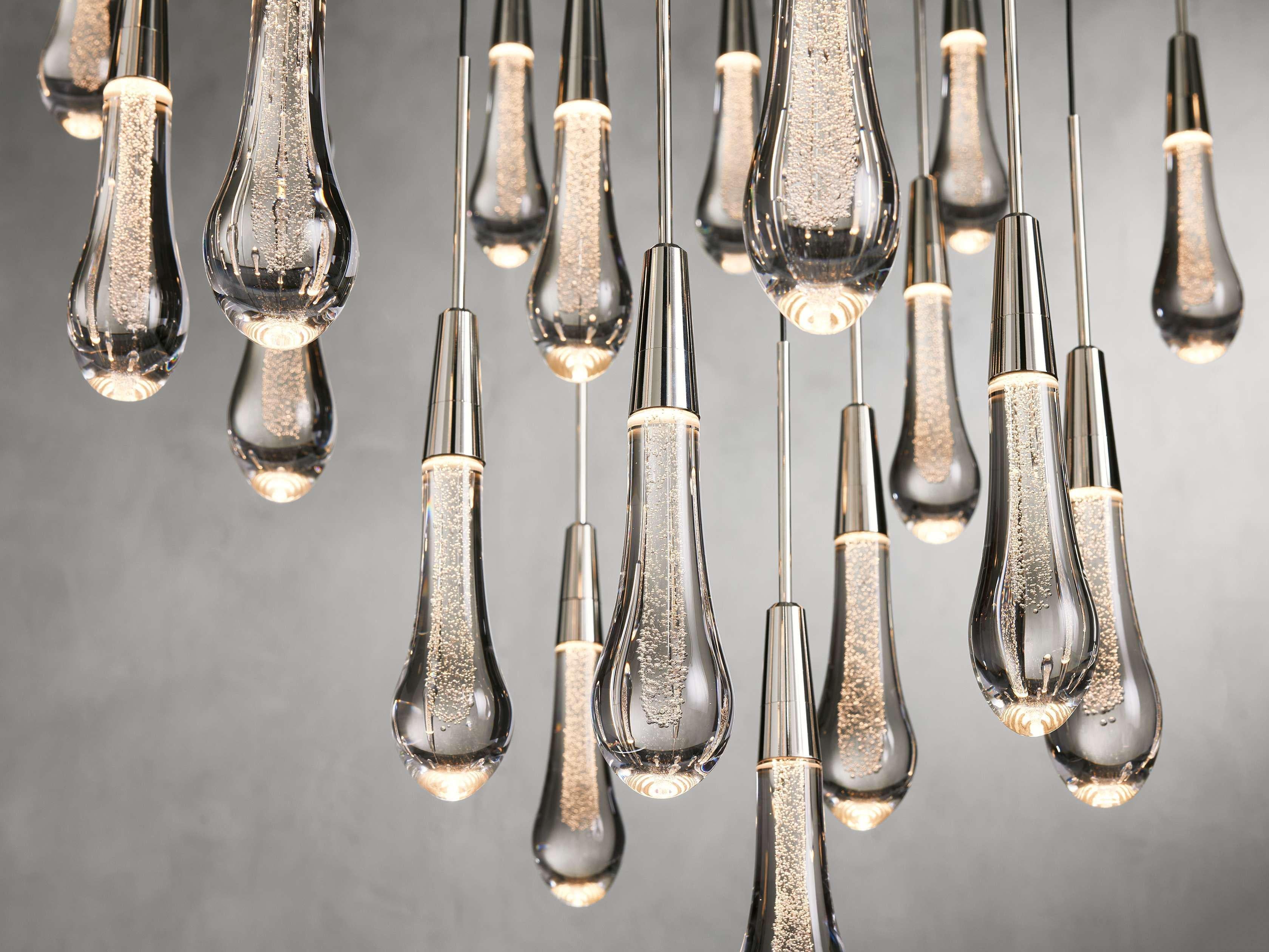 Soltaire Round Chandelier 17" 24" 36“ 48''58“