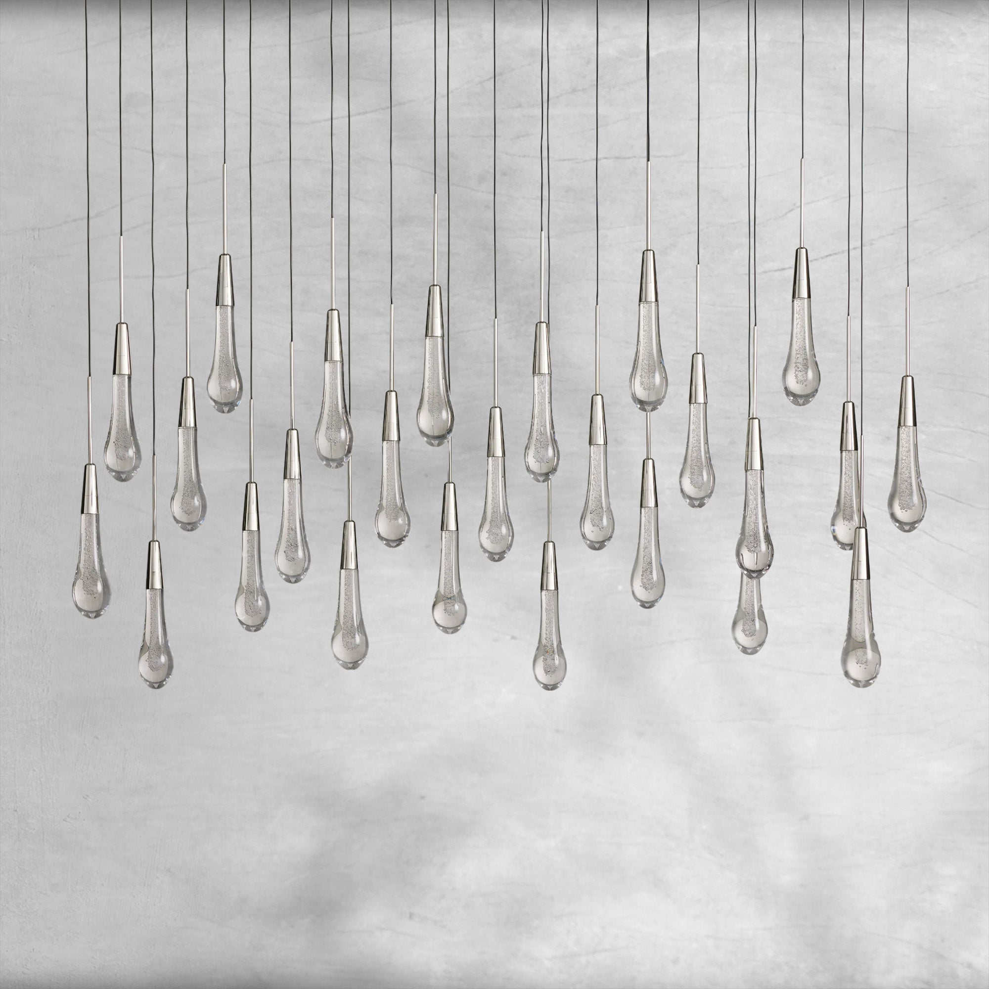 Soltaire Linear Chandelier 37"50"70"
