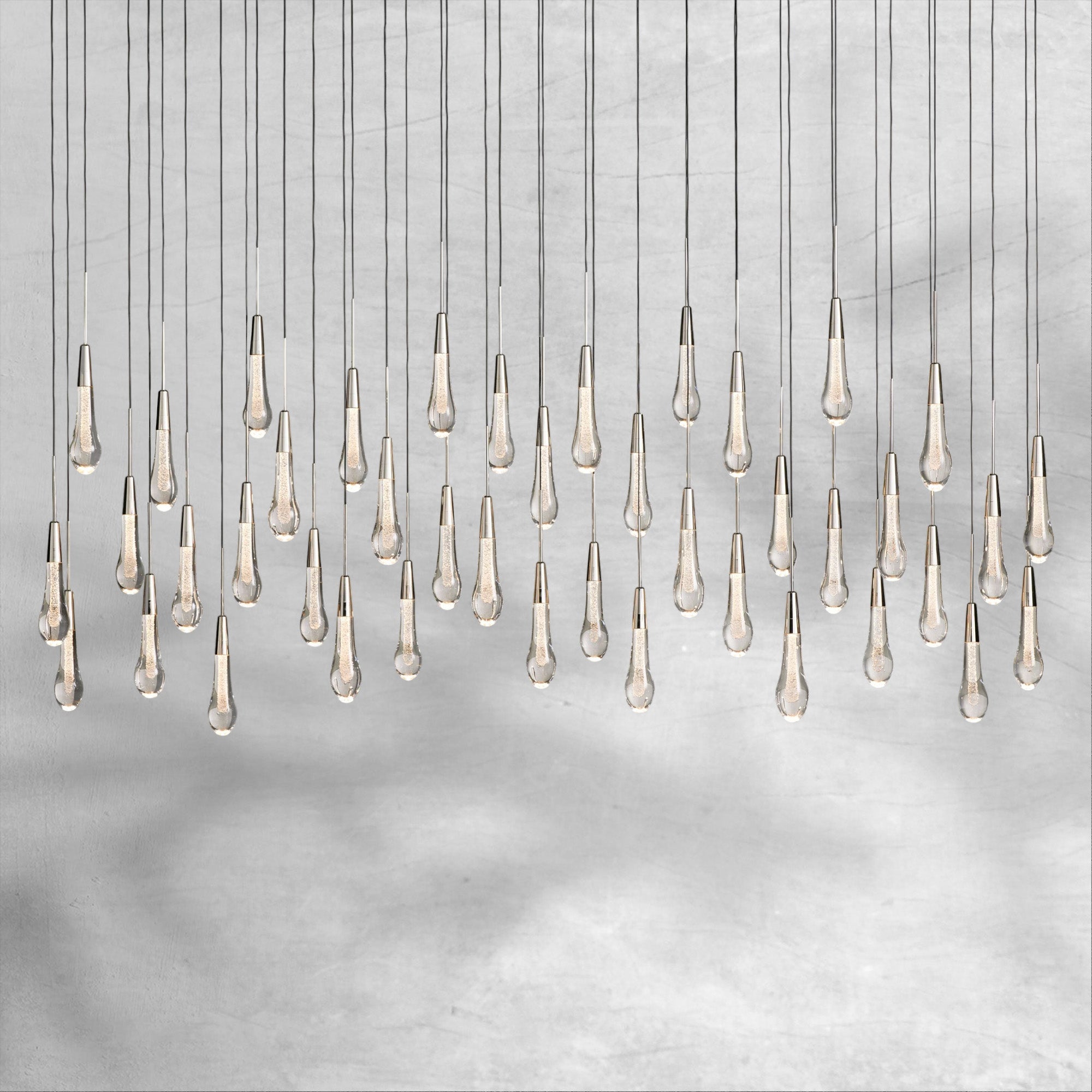 Soltaire Linear Chandelier 37"50"70"
