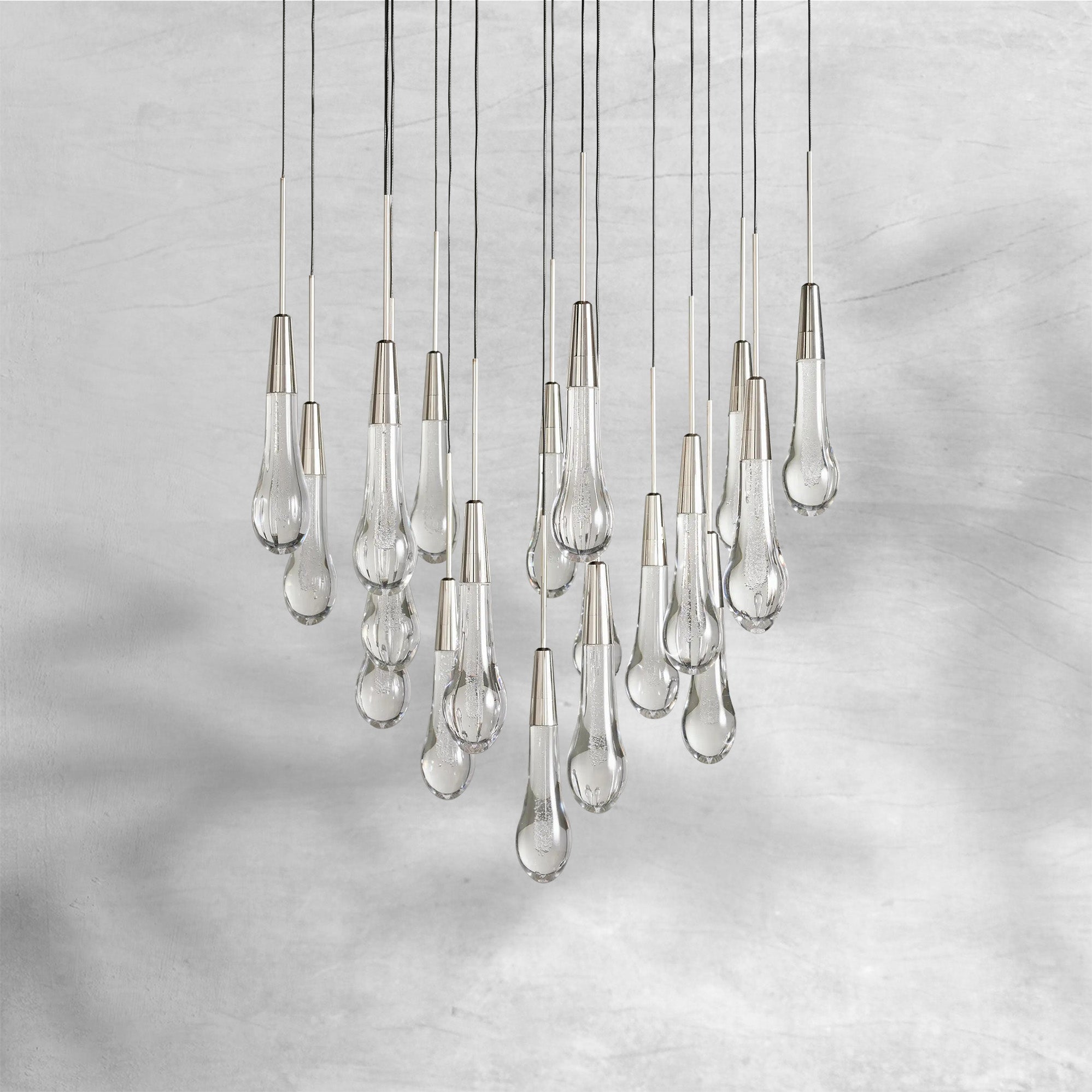 Soltaire Round Chandelier 17"24"36"48''58"