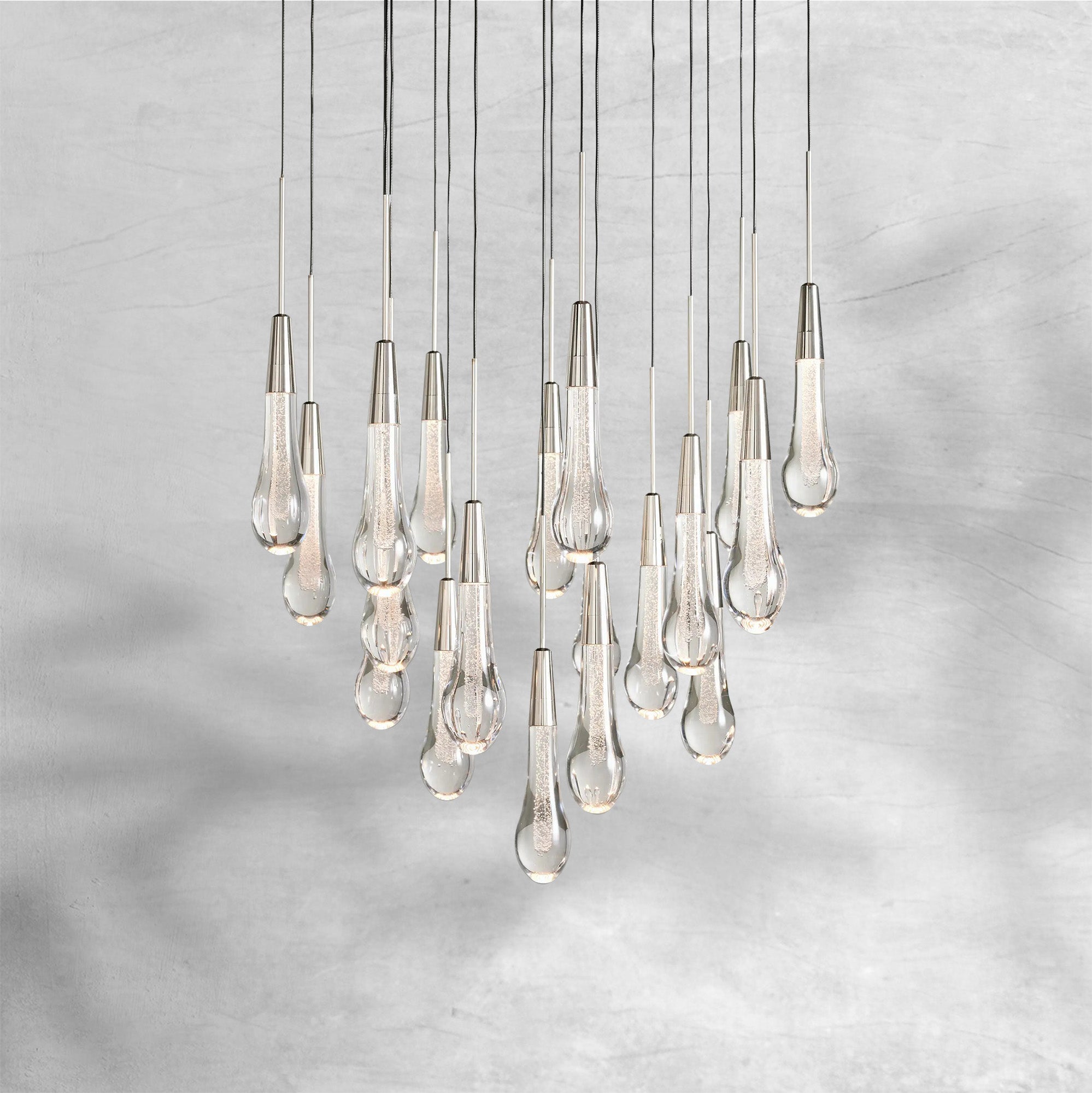 Soltaire Round Chandelier 17"24"36"48''58"
