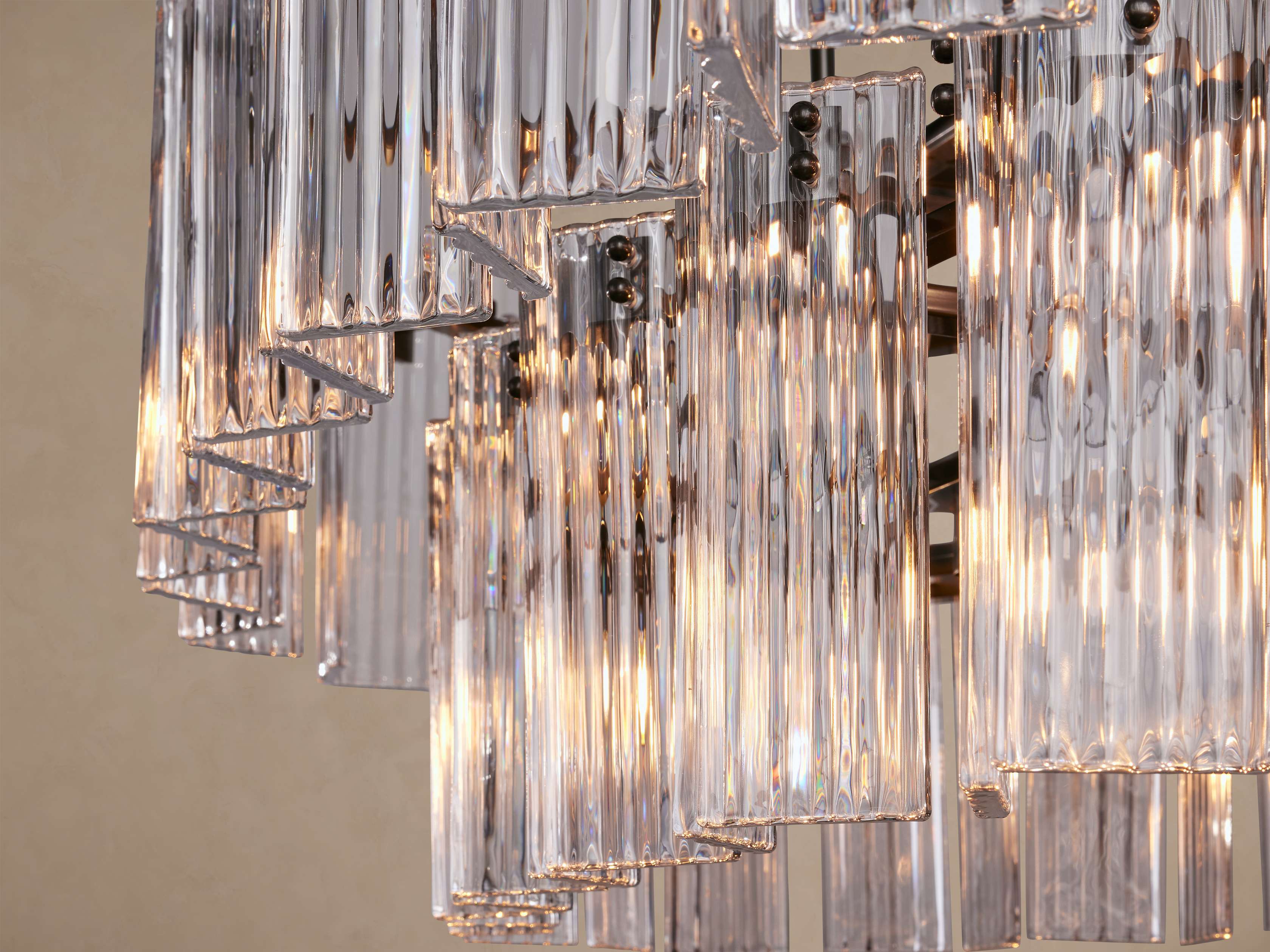 Delsie Oval Tiered Chandelier 63'' 72"W