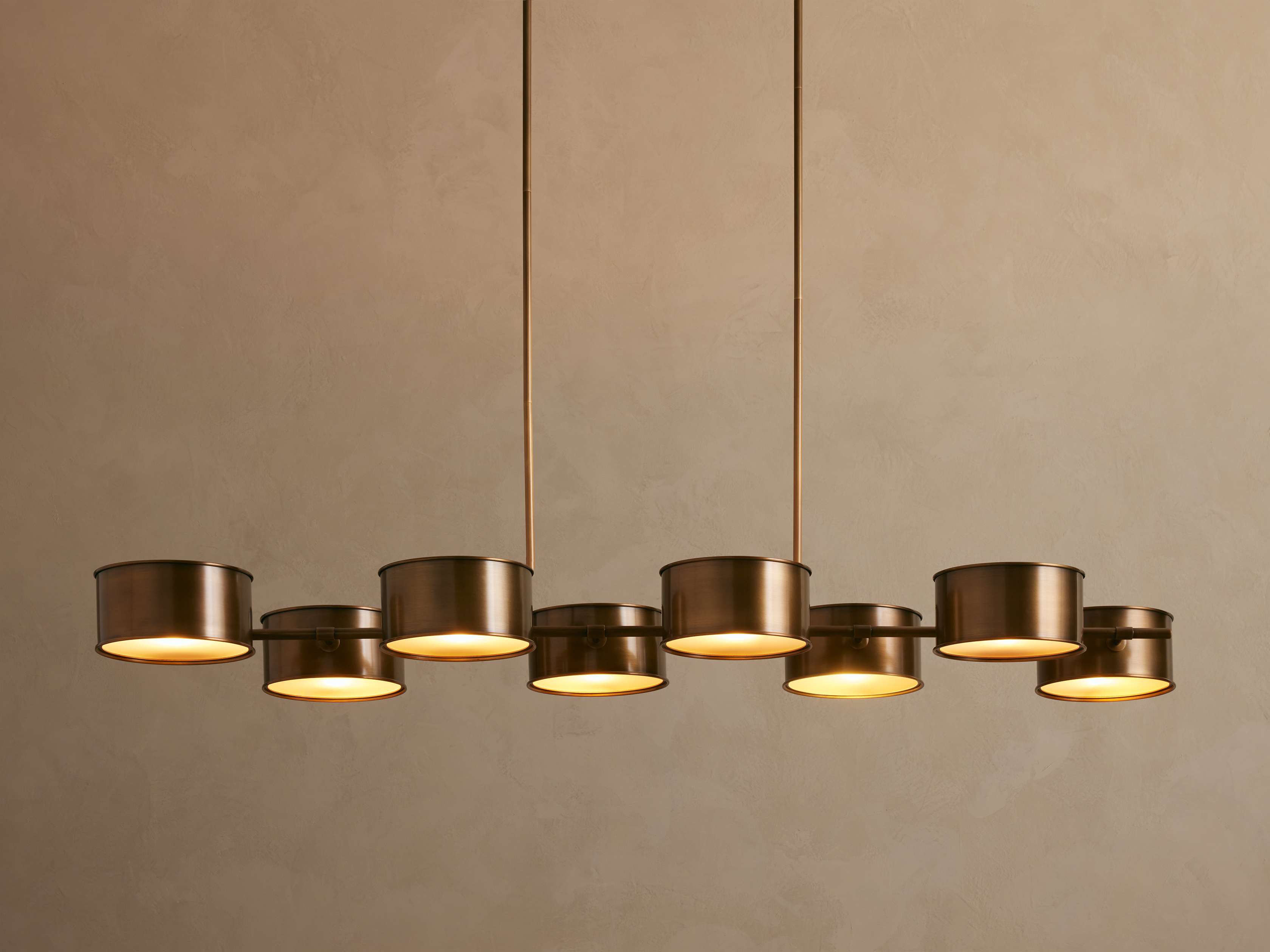 Daphne Metal Linear Chandelier 62''72''