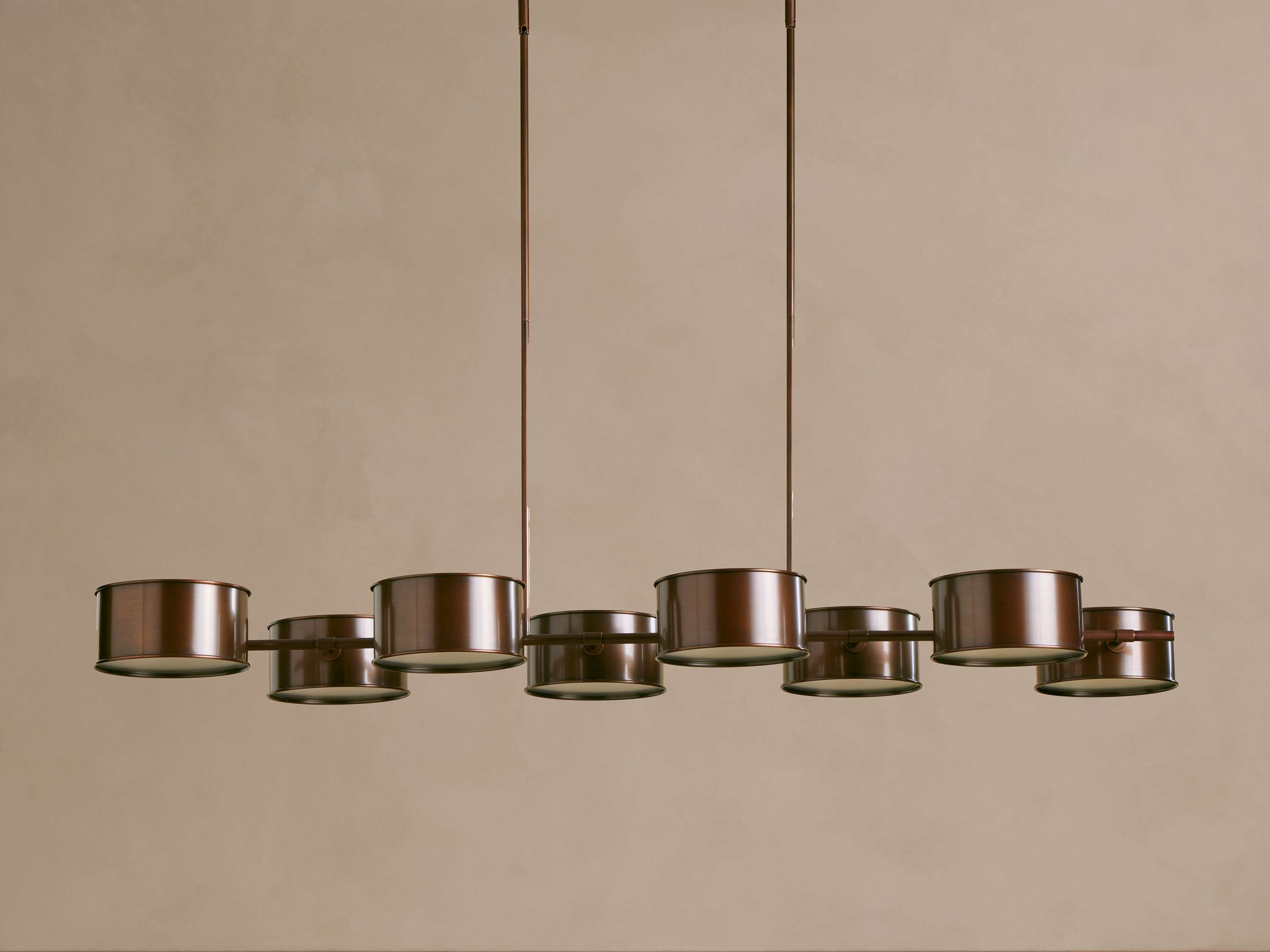 Daphne Metal Linear Chandelier 62''72''