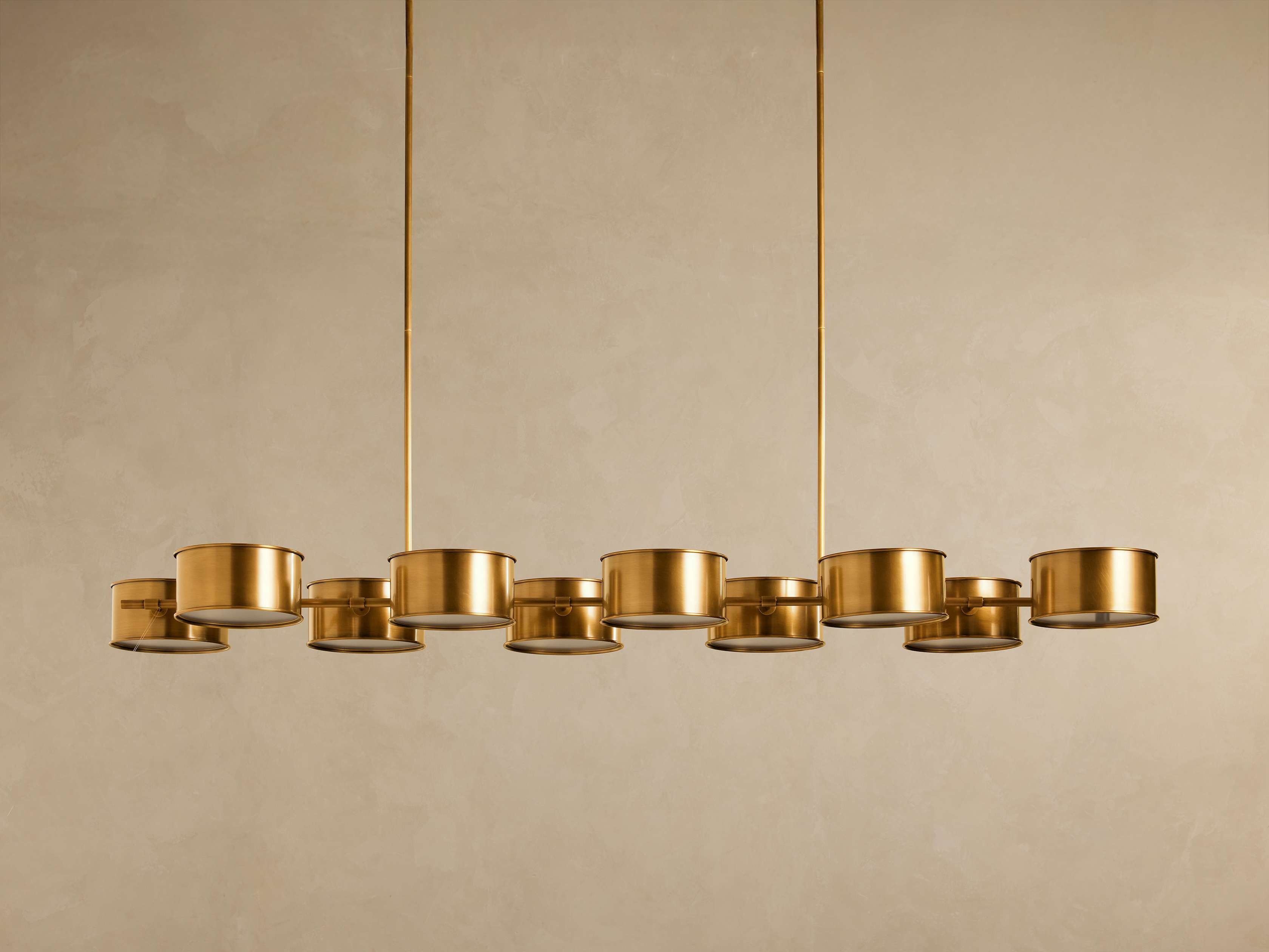 Daphne Metal Linear Chandelier 62''72''