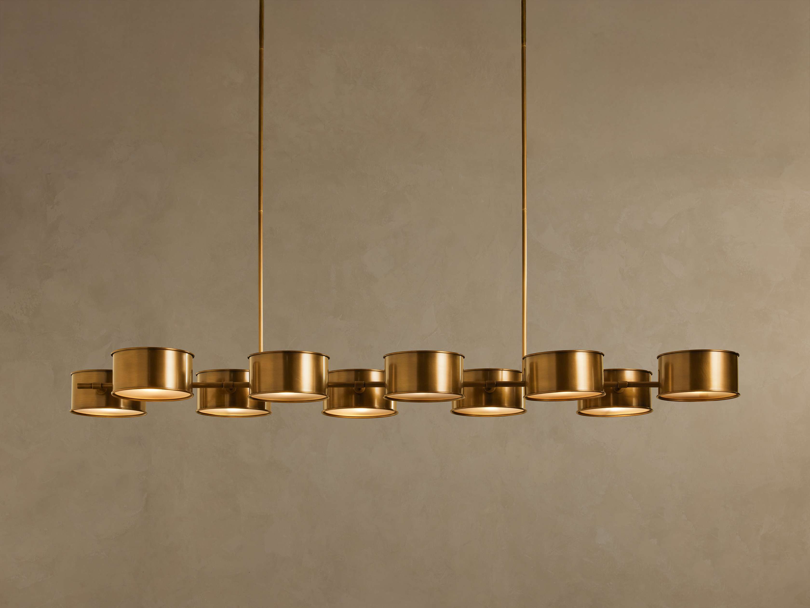 Daphne Metal Linear Chandelier 62''72''