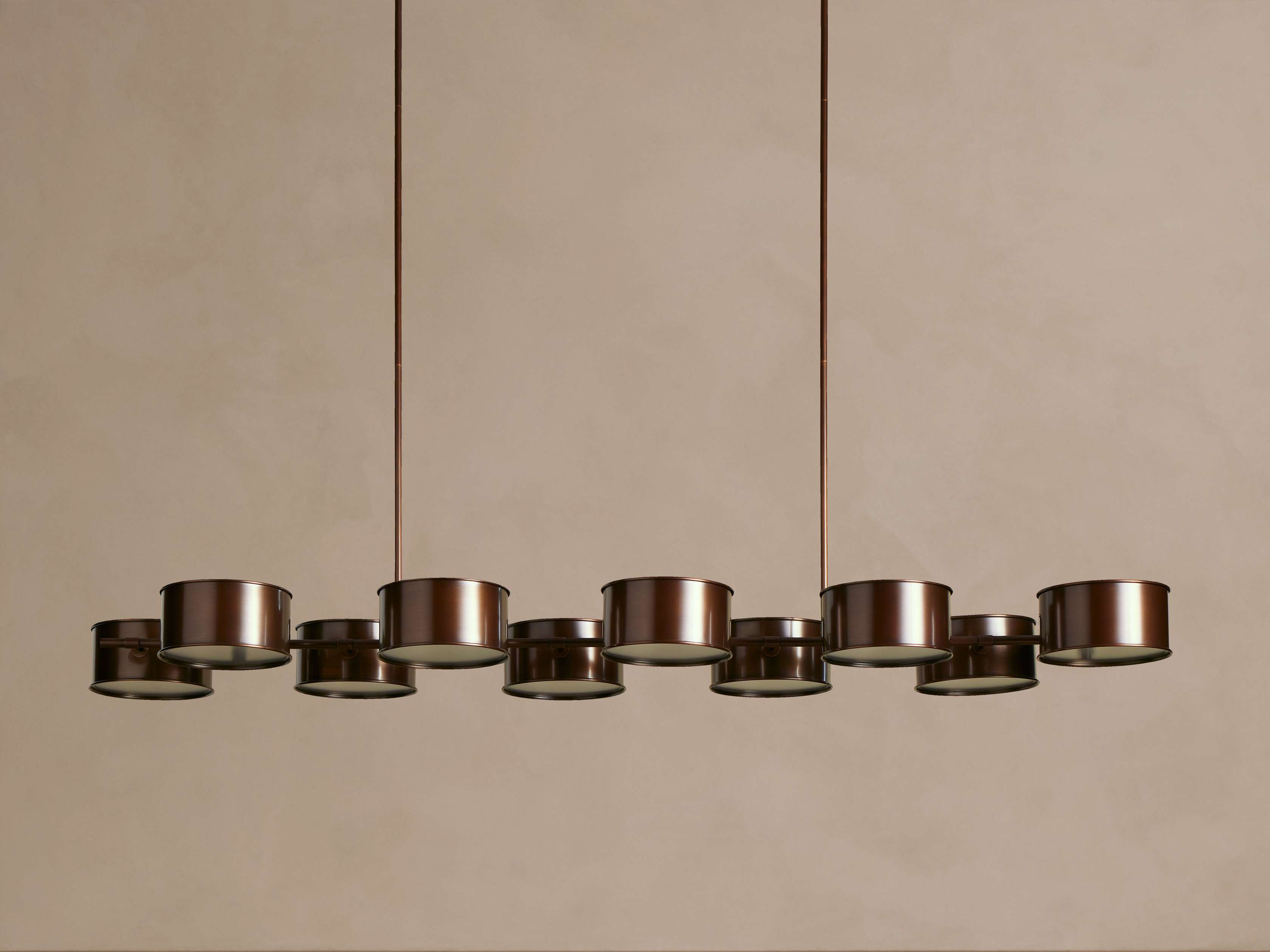 Daphne Metal Linear Chandelier 62''72''