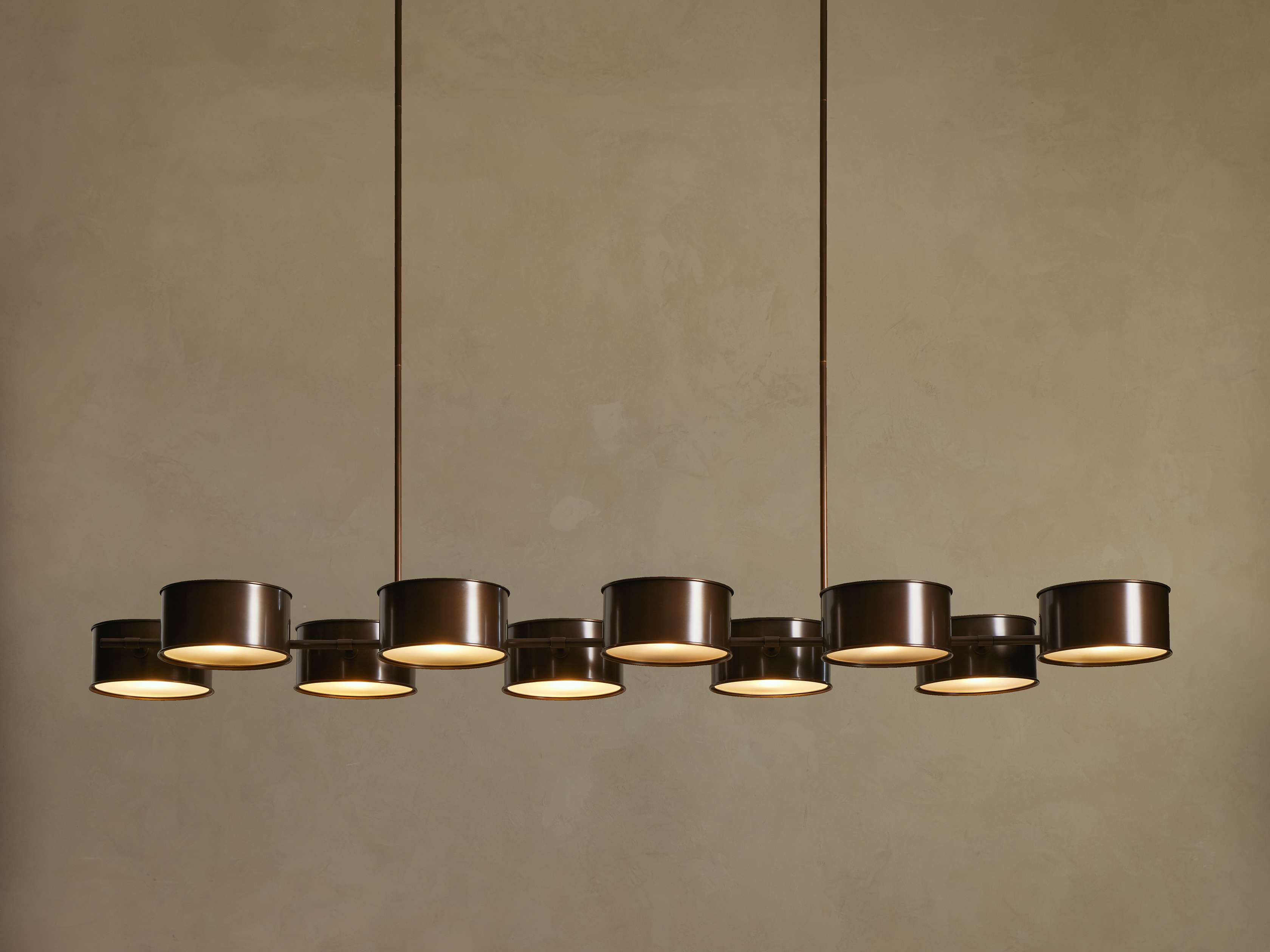 Daphne Metal Linear Chandelier 62''72''