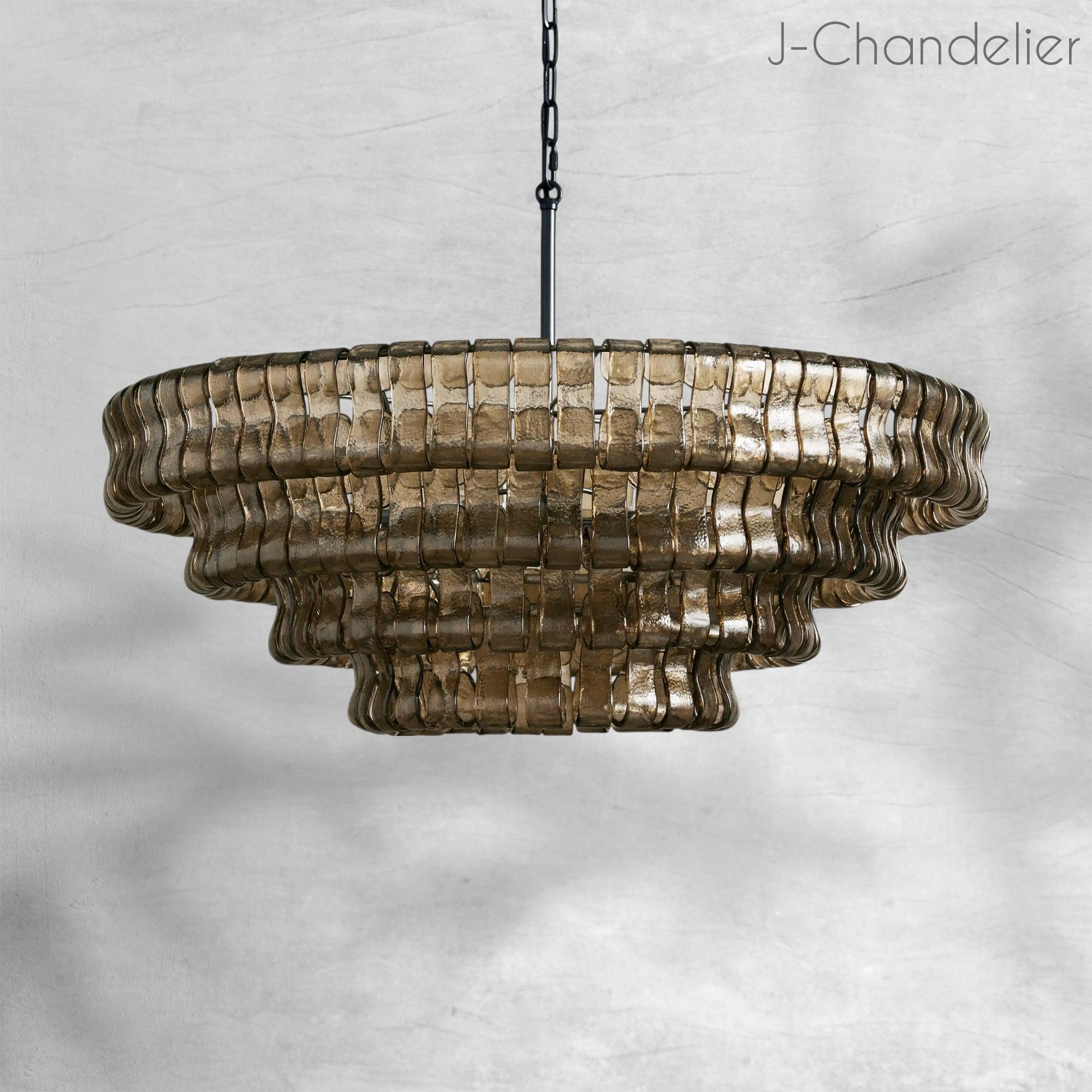 Ghiaccio Round Chandelier 24"36"48"60"