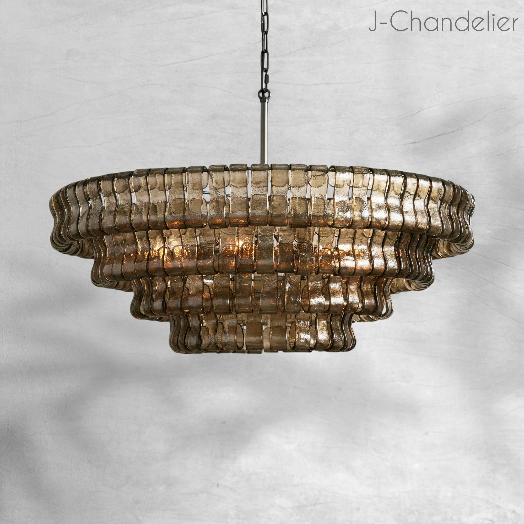 Ghiaccio Round Chandelier 24"36"48"60"