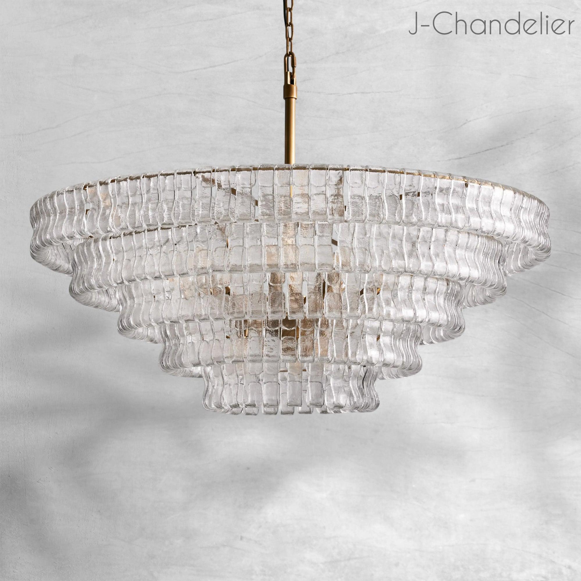 Ghiaccio Round Chandelier 24"36"48"60"
