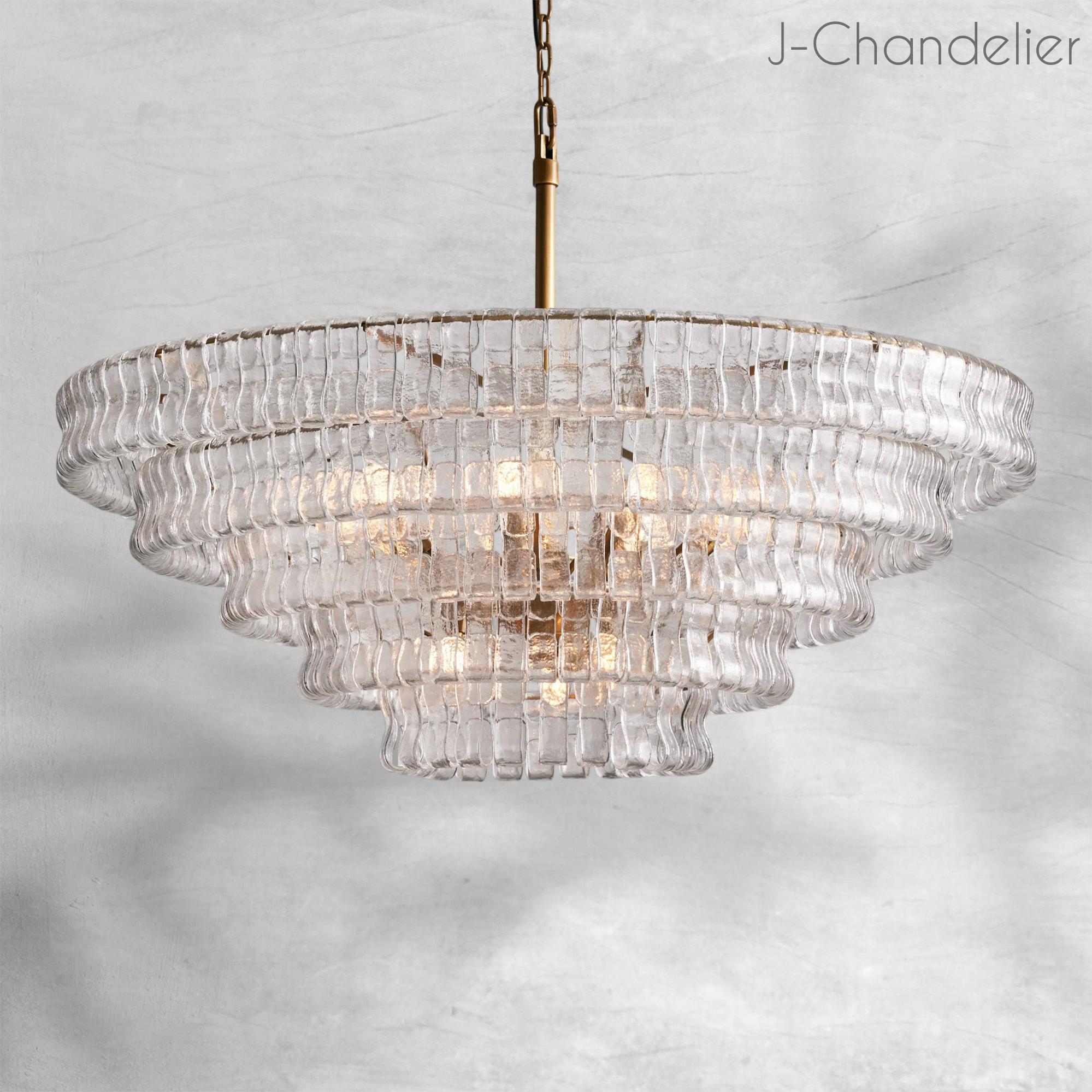 Ghiaccio Round Chandelier 24"36"48"60"