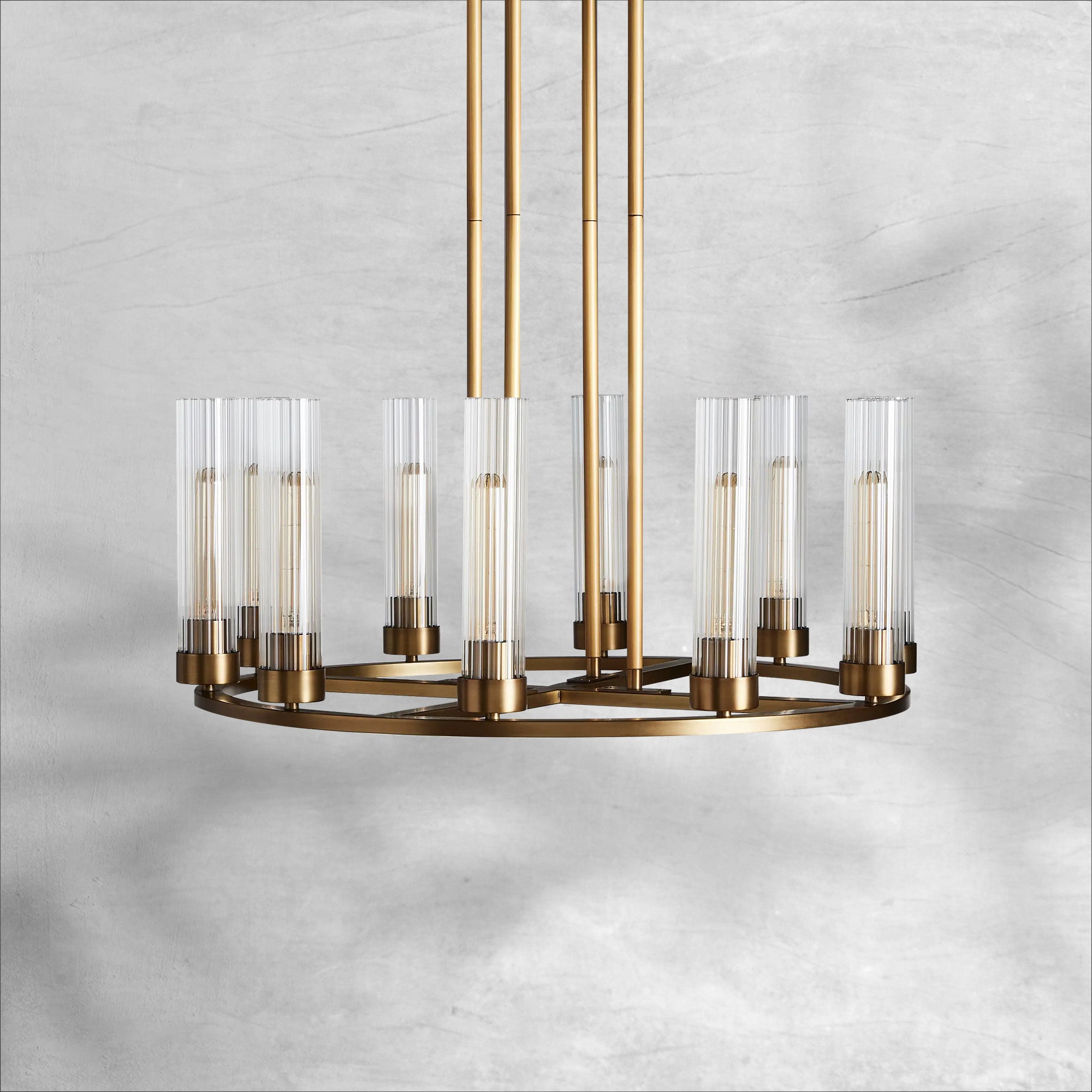 Andreas Round Chandelier 10/12 Light