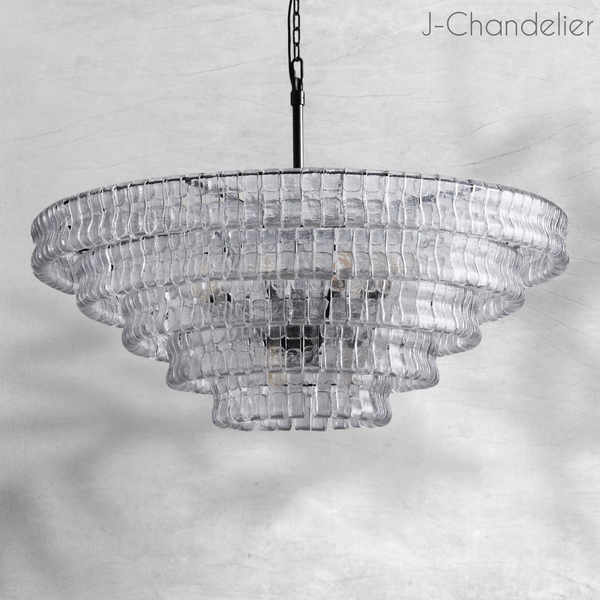 Ghiaccio Round Chandelier 24"36"48"60"