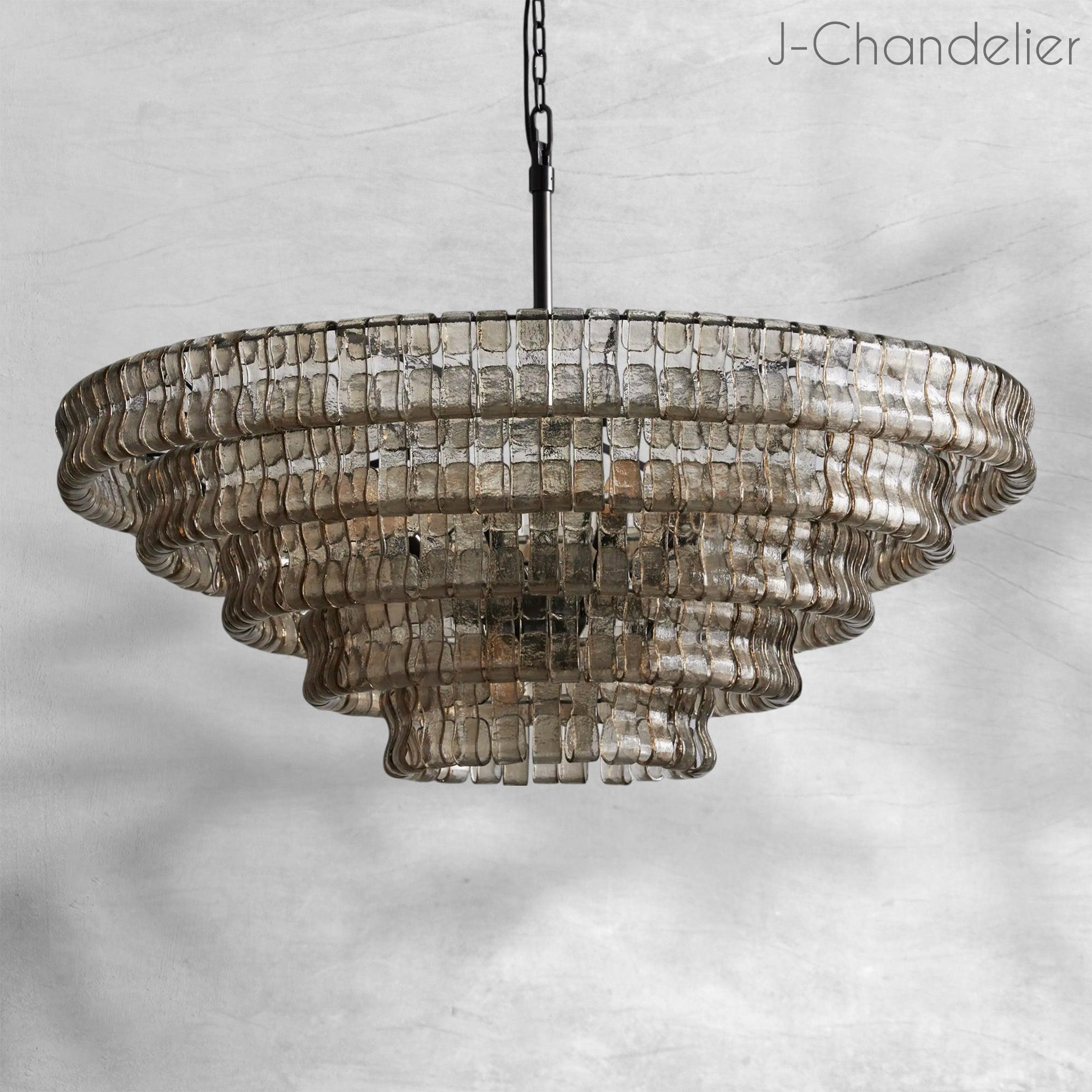 Ghiaccio Round Chandelier 24"36"48"60"