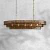 Ghiaccio Oval Chandelier 54