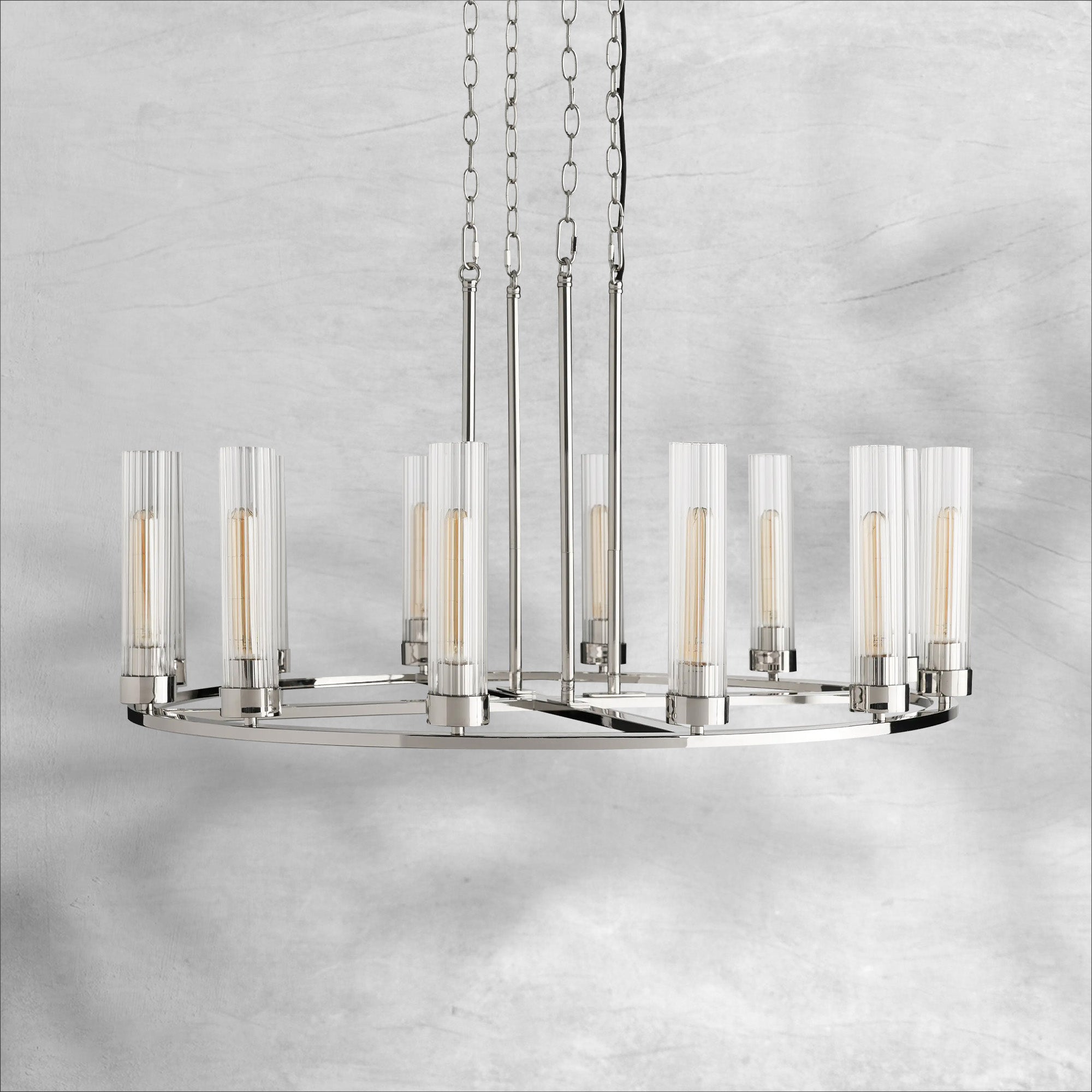 Andreas Round Chandelier 10/12 Light