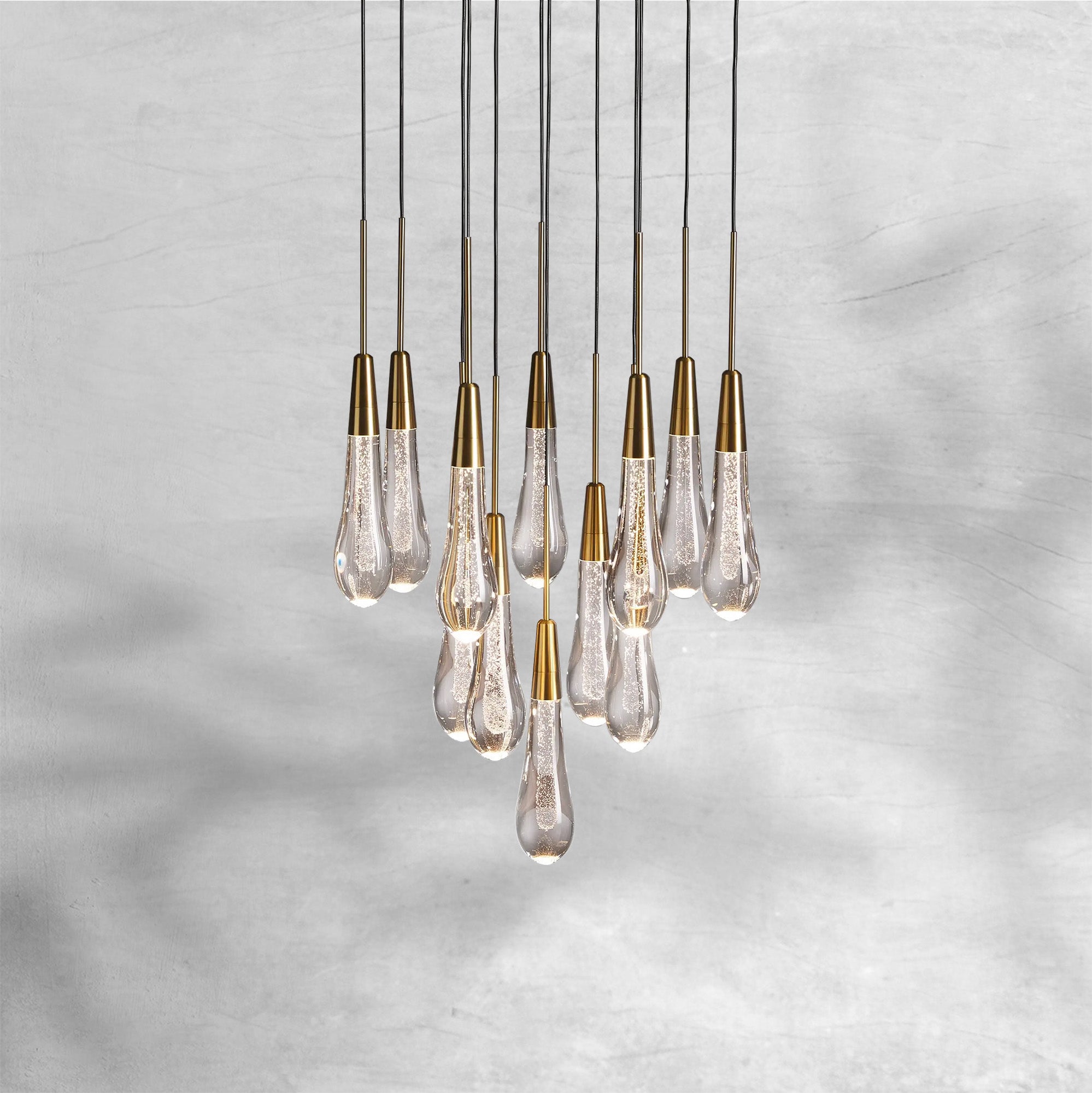 Soltaire Round Chandelier 17"24"36"48''58"
