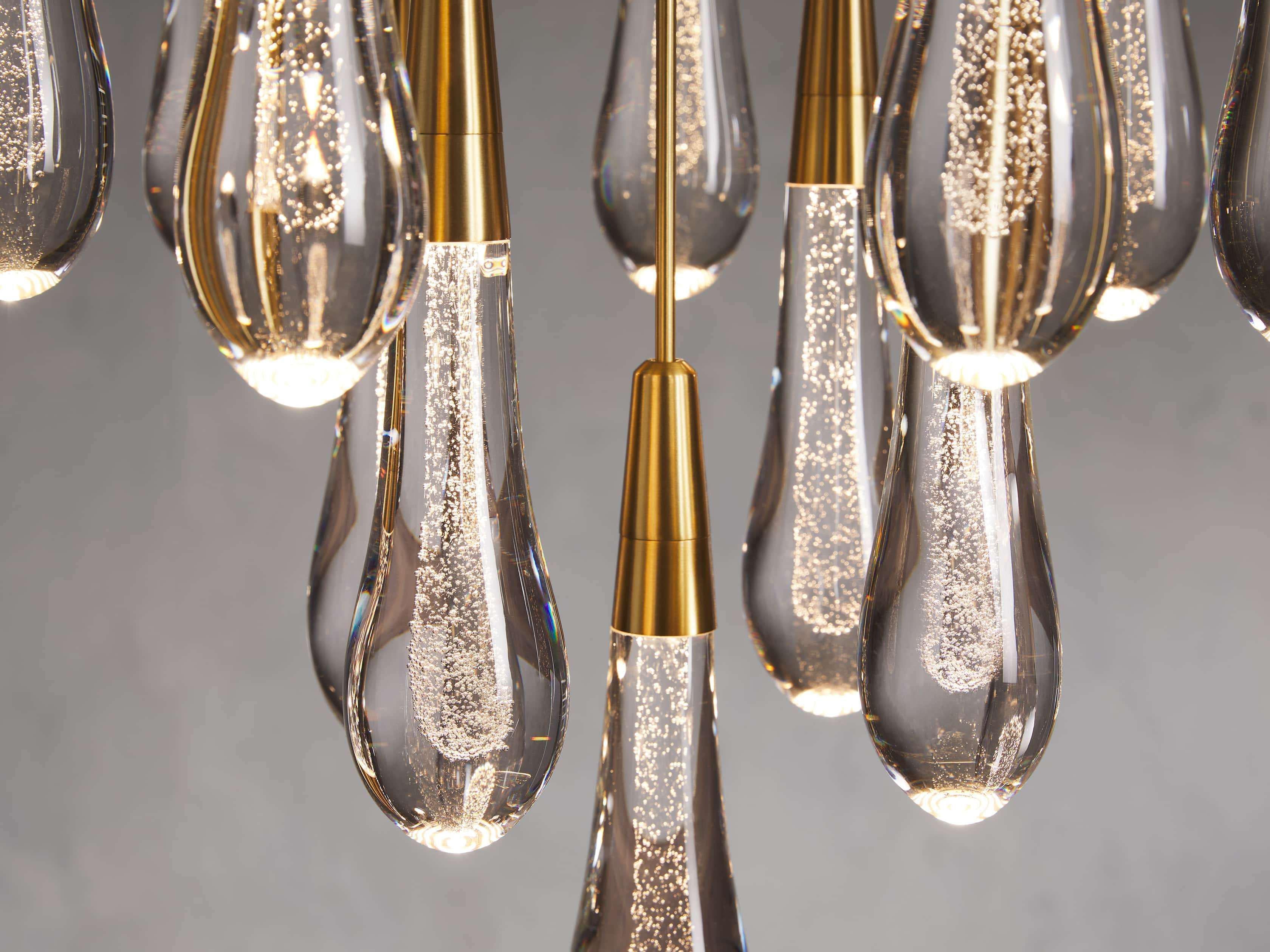 Soltaire Round Chandelier 17" 24" 36“ 48''58“