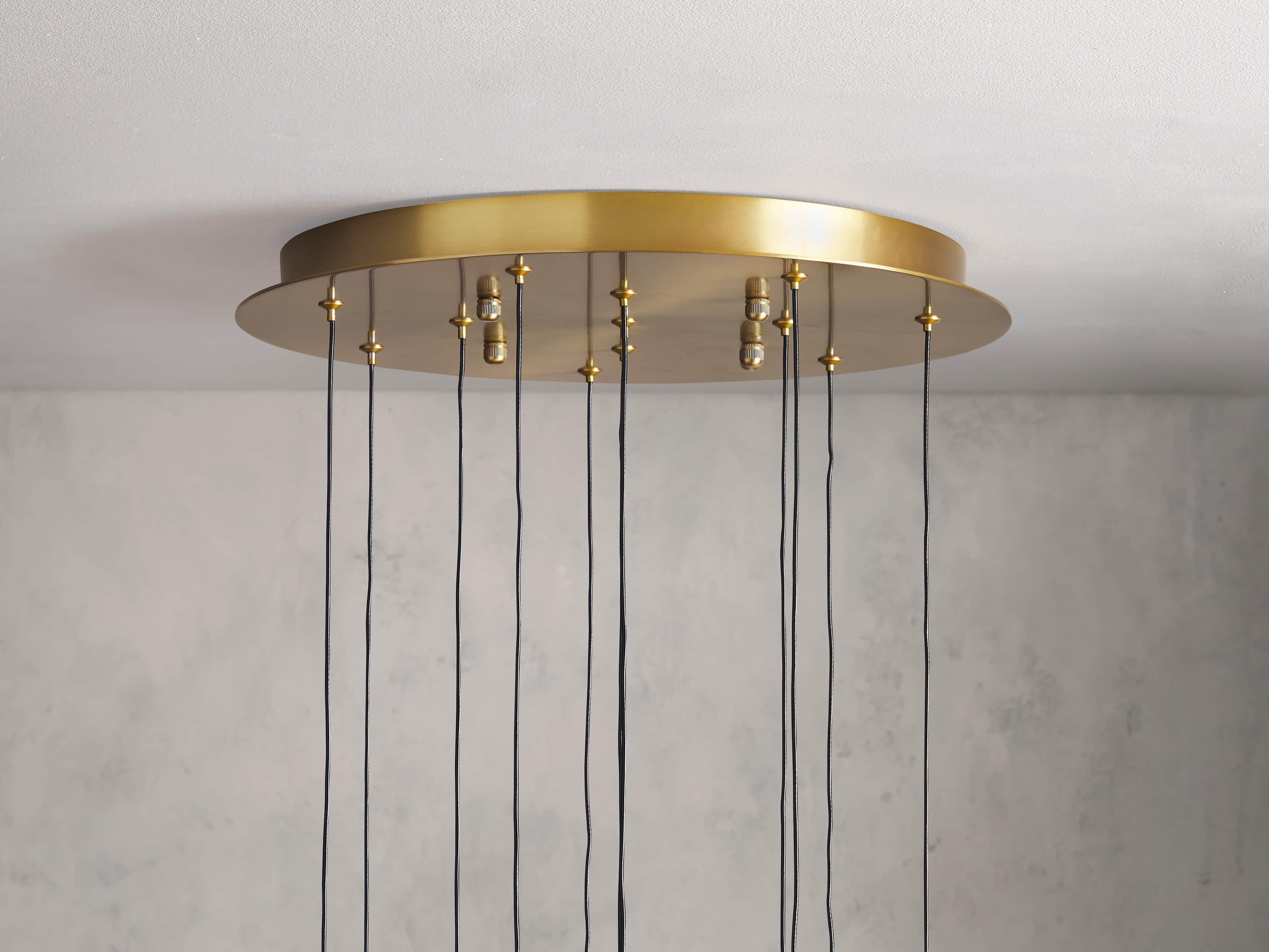 Soltaire Round Chandelier 17" 24" 36“ 48''58“