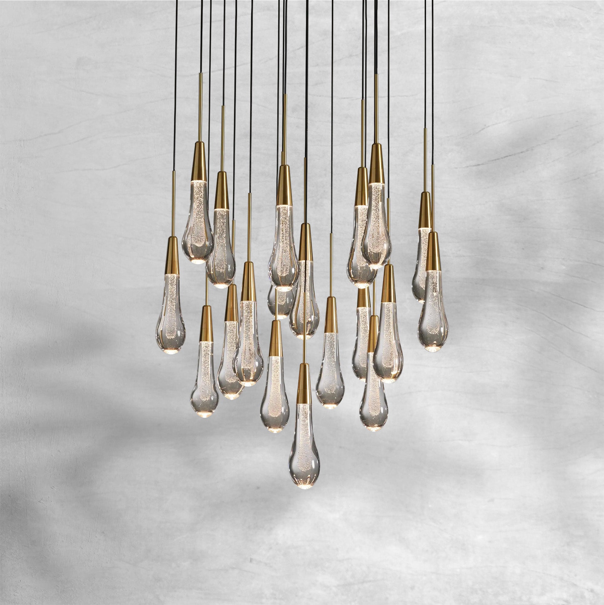 Soltaire Round Chandelier 17"24"36"48''58"