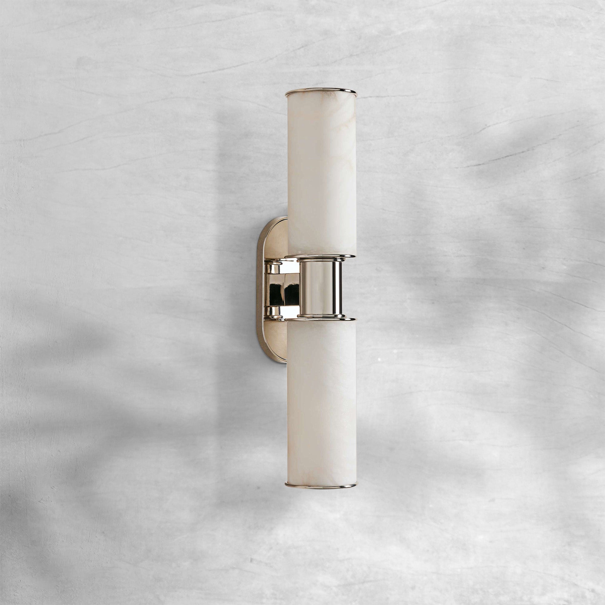 Harlin Alabaster 2-Light Wall Sconce